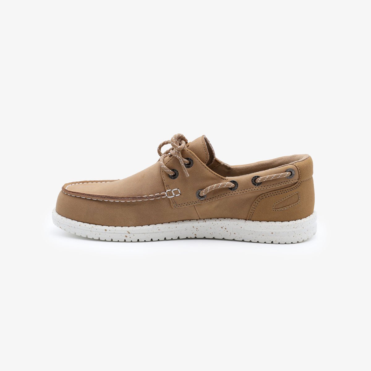 Nubuck deck shoes SERGE BLANCO Beige