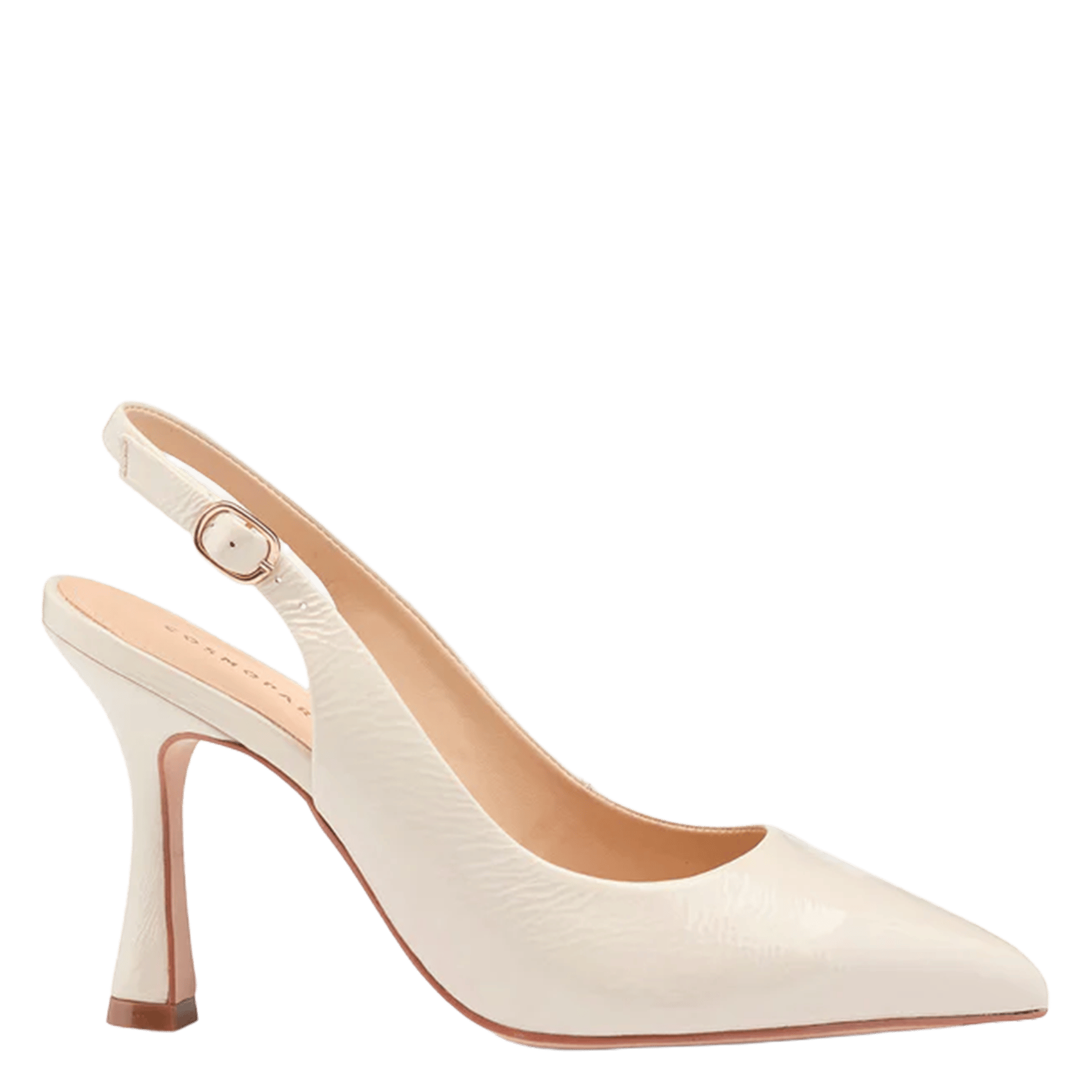 Slingback-Pumps aus Leder COSMOPARIS