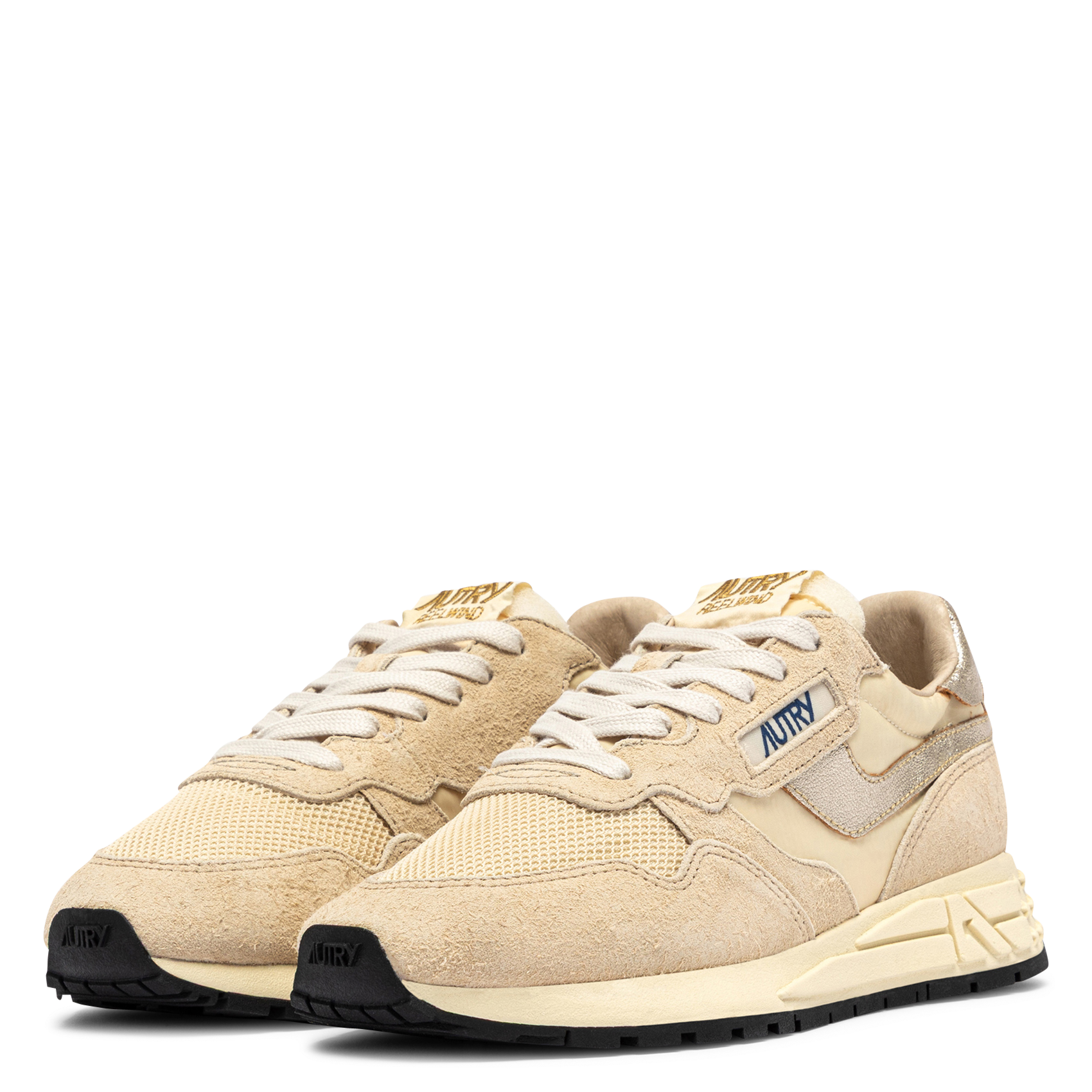 Baskets basses à lacets AUTRY Beige
