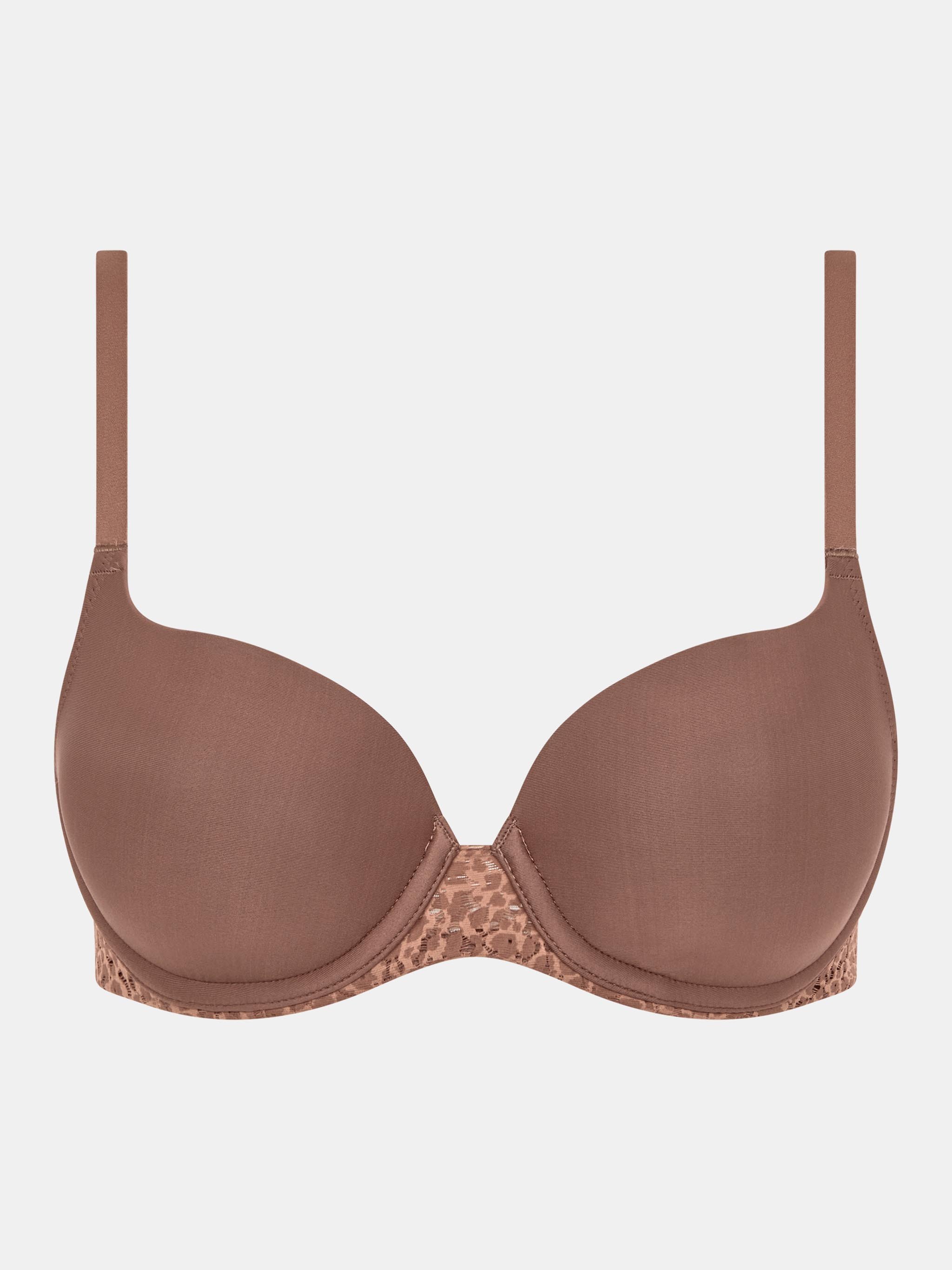 Full-cup bra CHANTELLE Brown