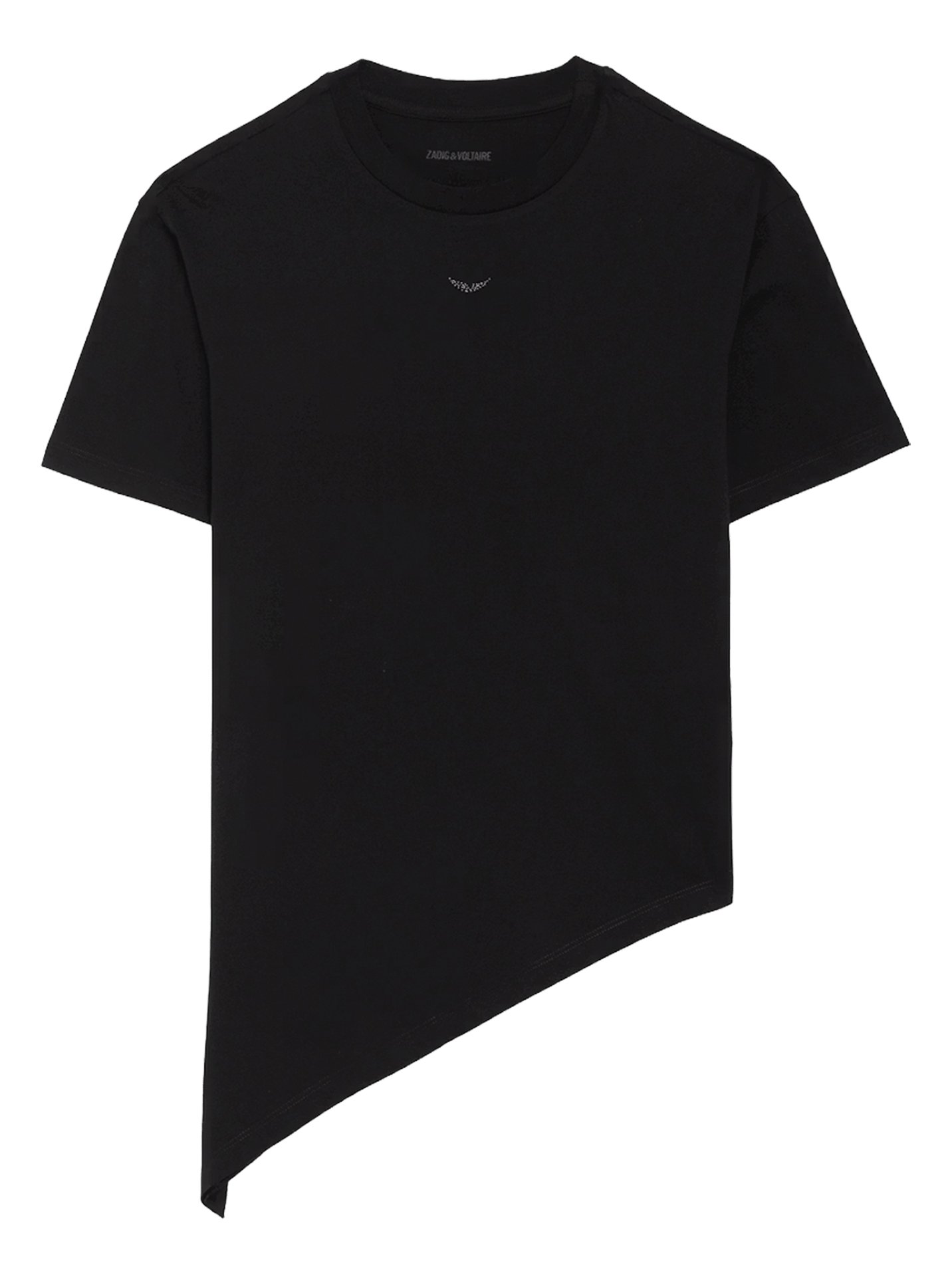 Rundhals-T-Shirt aus Baumwolle ZADIG&VOLTAIRE Schwarz