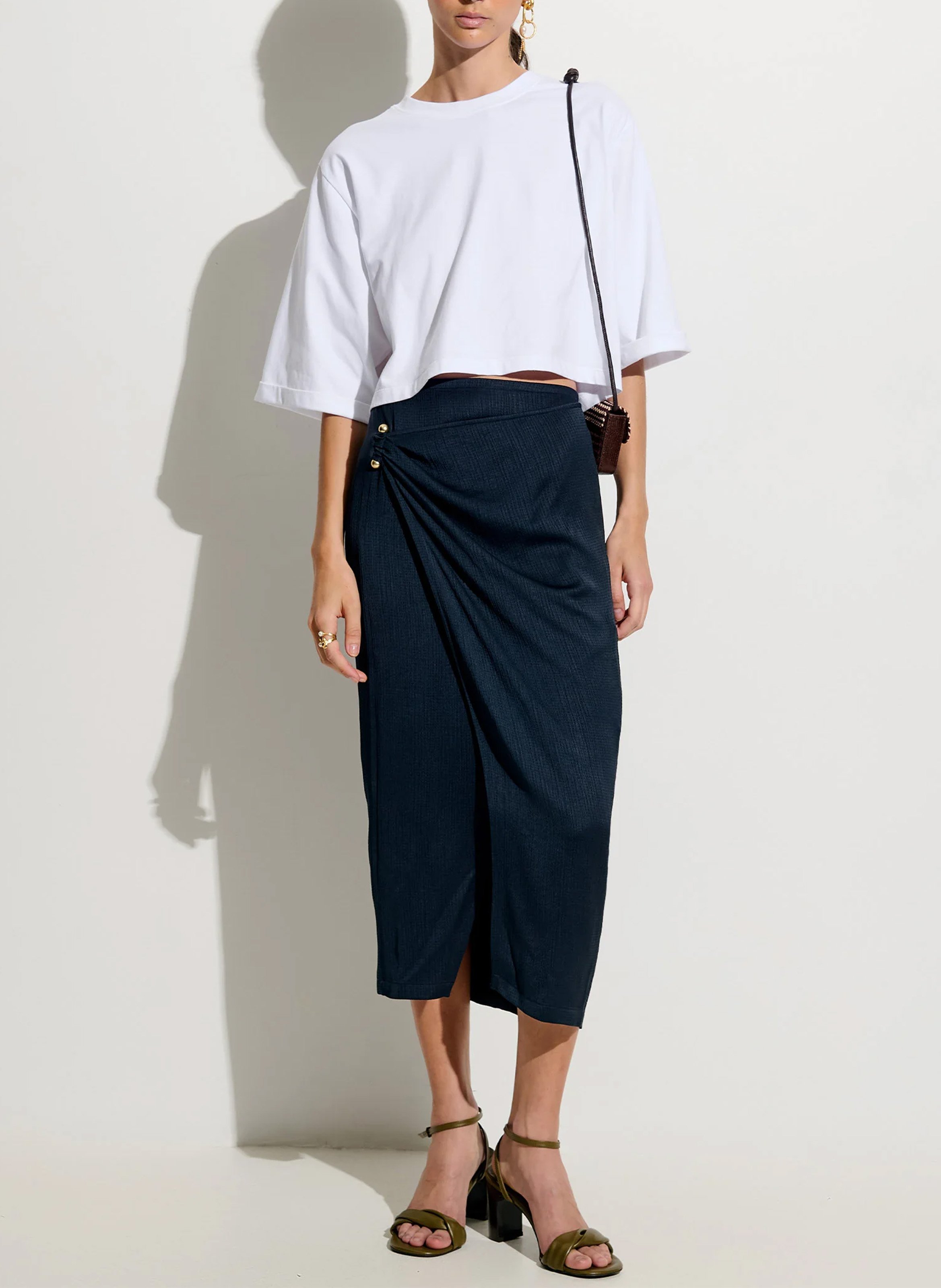 Chemise oversize col classique SESSUN Bleu