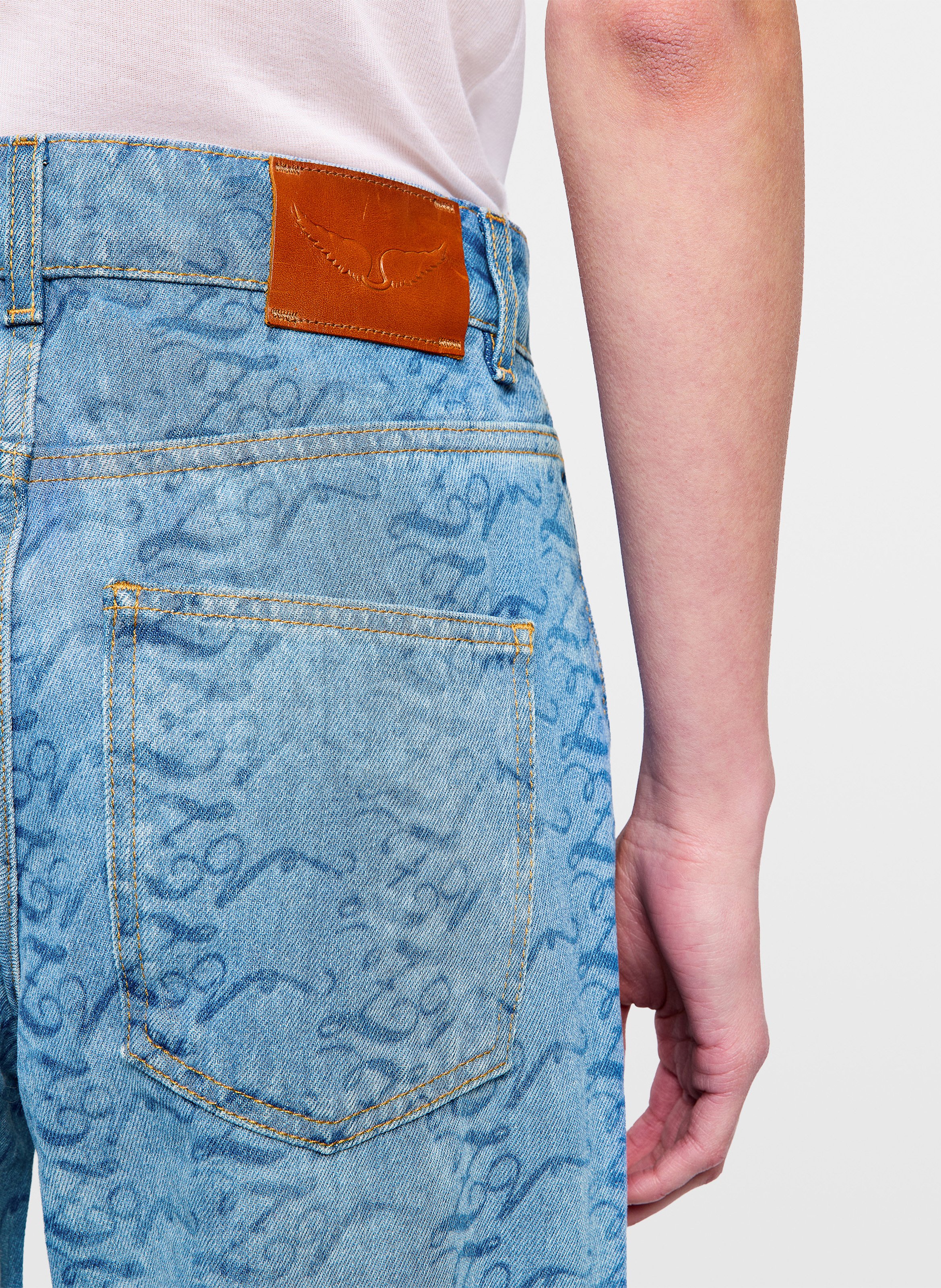 Organic cotton wide-leg jeans ZADIG&VOLTAIRE Blue