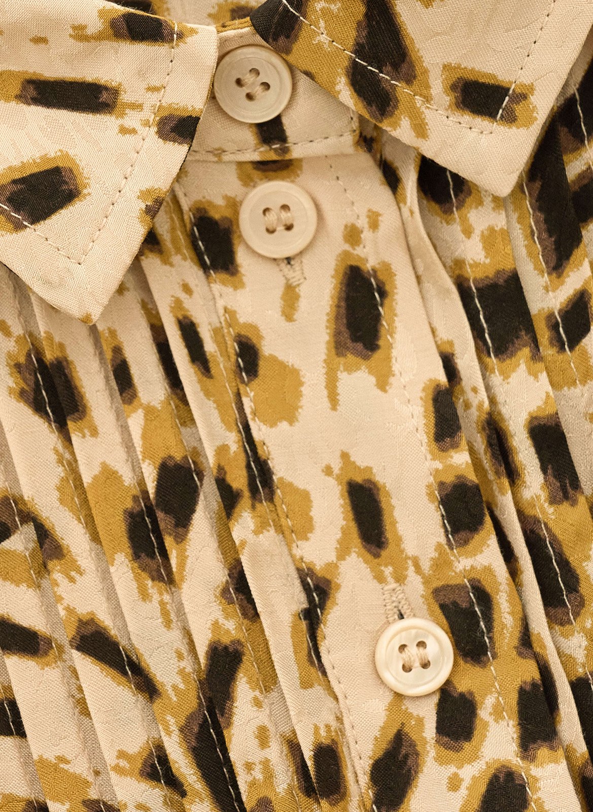 Korte jurk met print BA&SH Beige