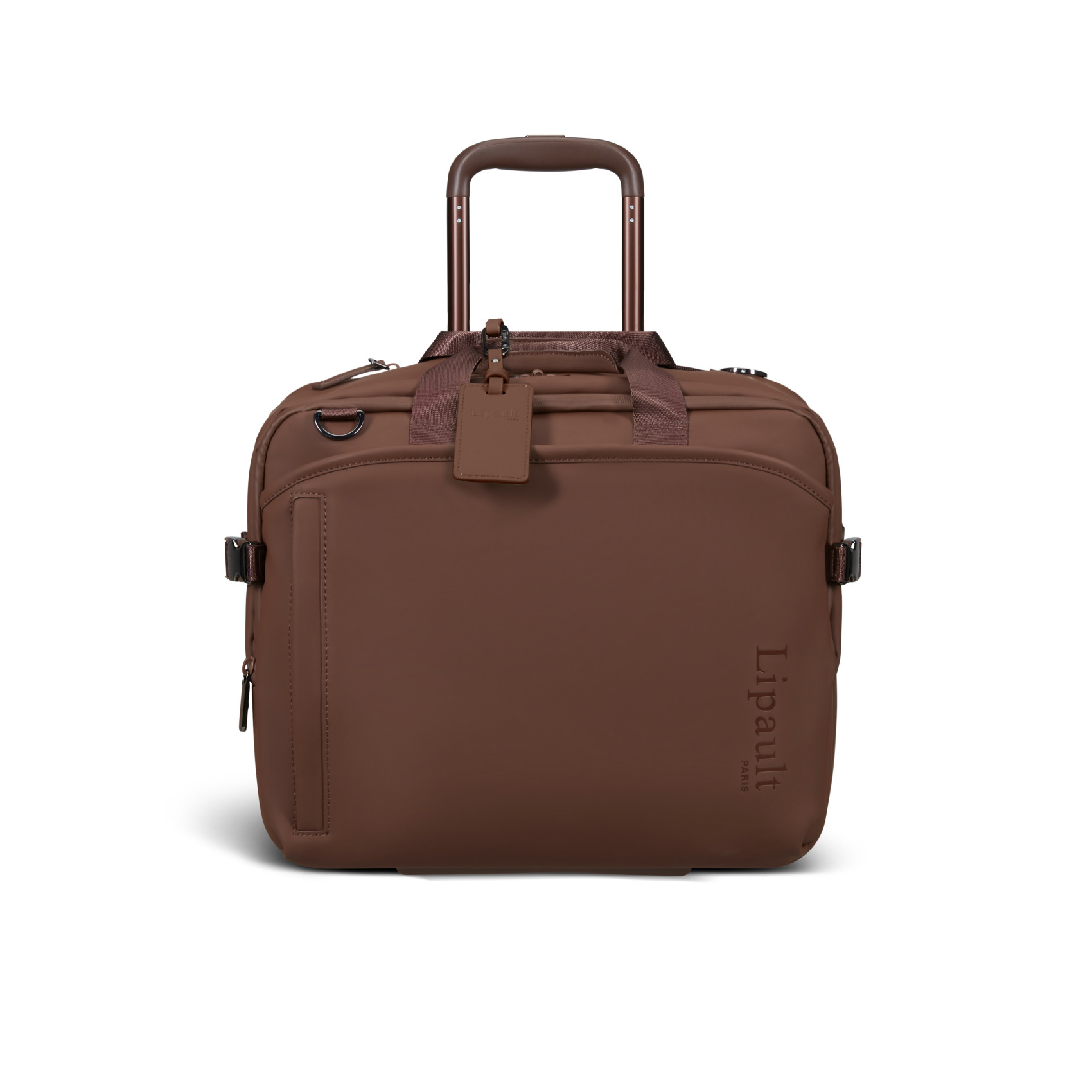 "Lost in Berlin Rolling Tote" LIPAULT Brown