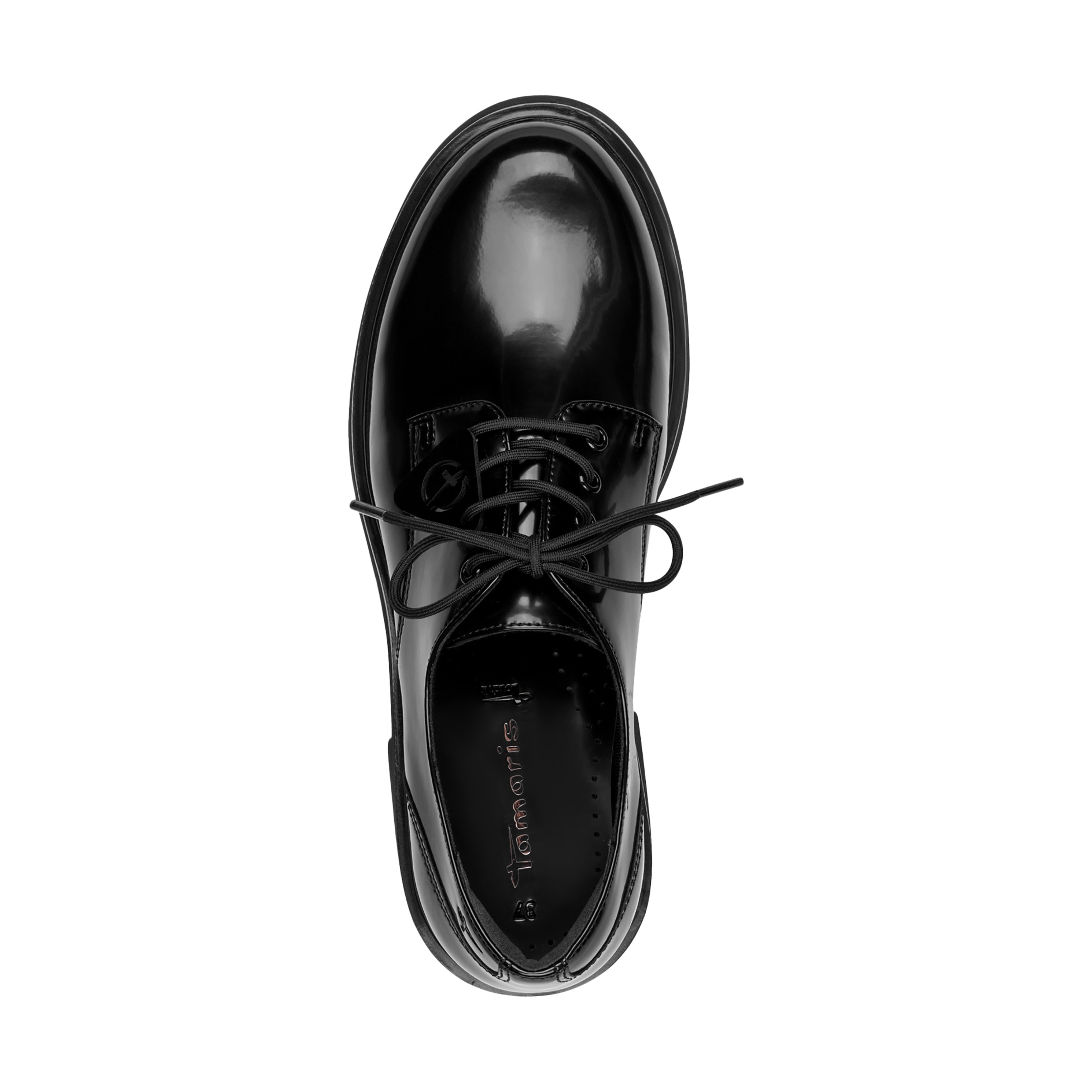 Lace-up Derby shoes TAMARIS Black