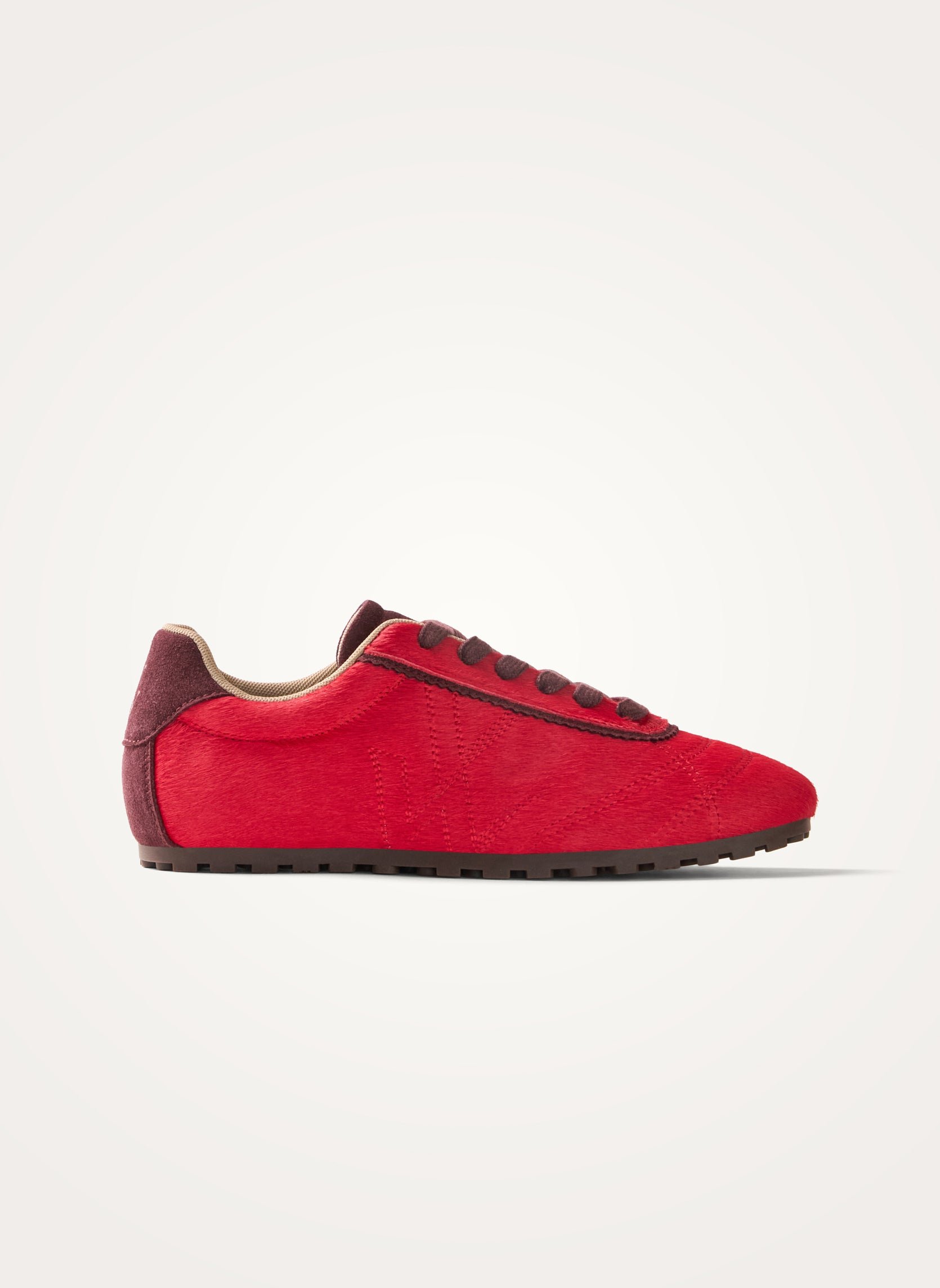 Sneakers with monogram sewn on a thin grooved sole VANESSA WU
