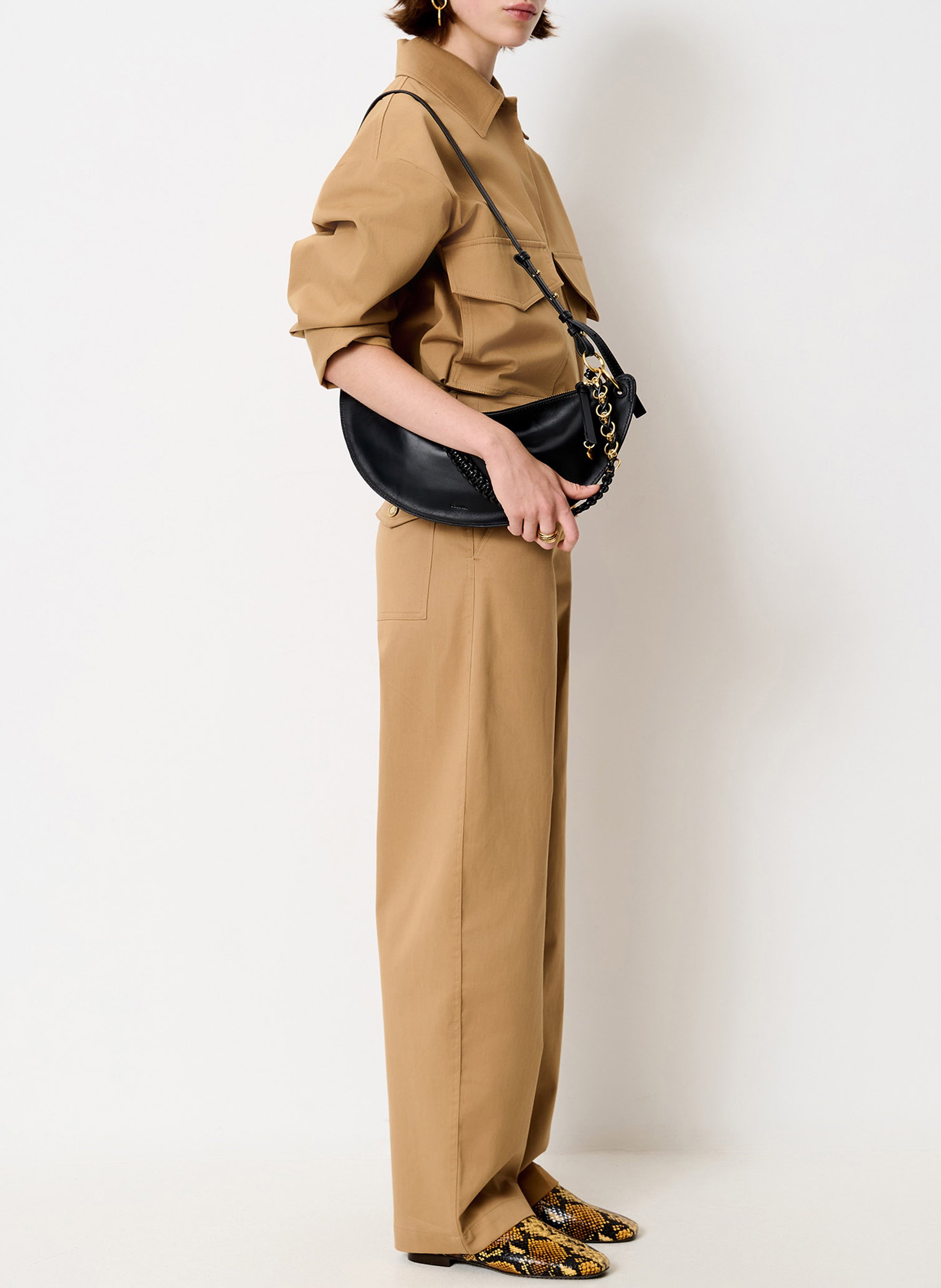Veste ample en coton SESSUN Beige