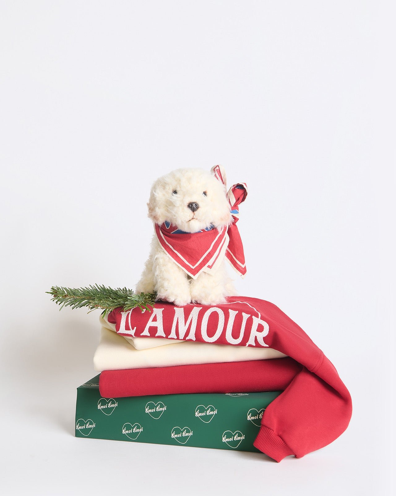 The "Love Is Declared" Bandana EMOI EMOI Red