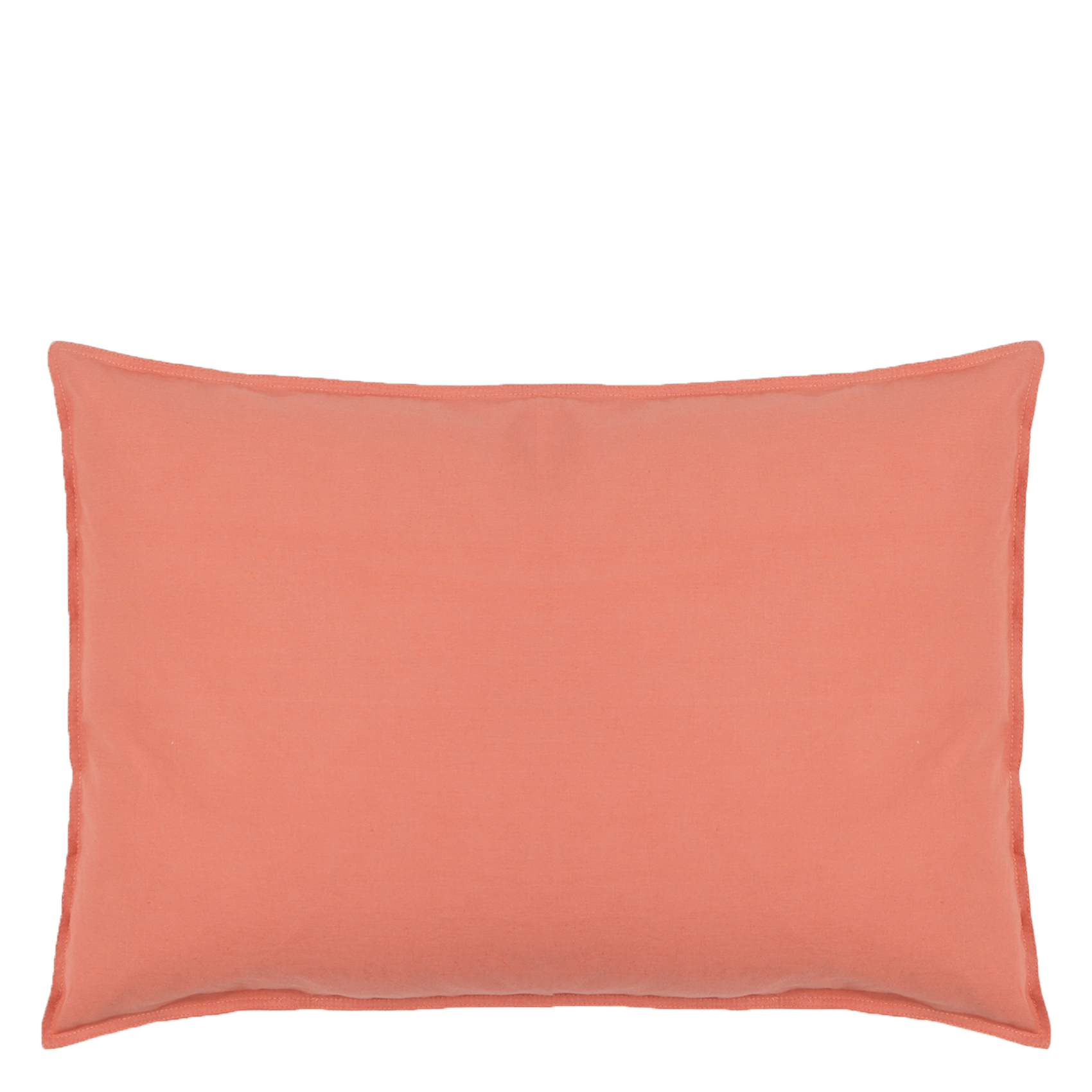 Taie d'oreiller en lin et coton biologique  DORAN SOU Orange