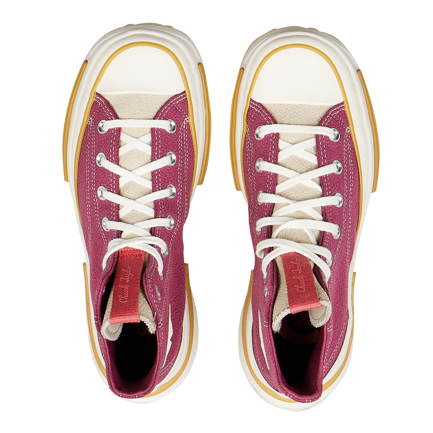 Baskets montantes en toile CONVERSE Rose