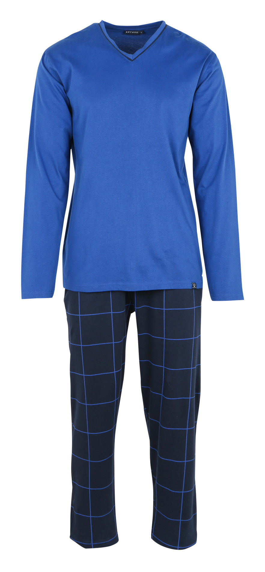 Ensemble pyjama en coton ARTHUR Bleu