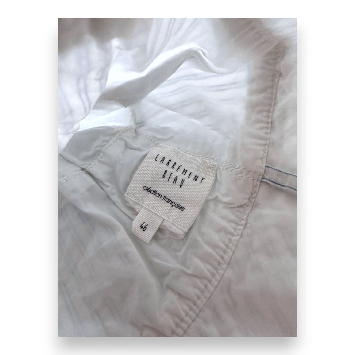 White Baby Bodysuit - 12 months CARREMENT BEAU - Seconde Main White