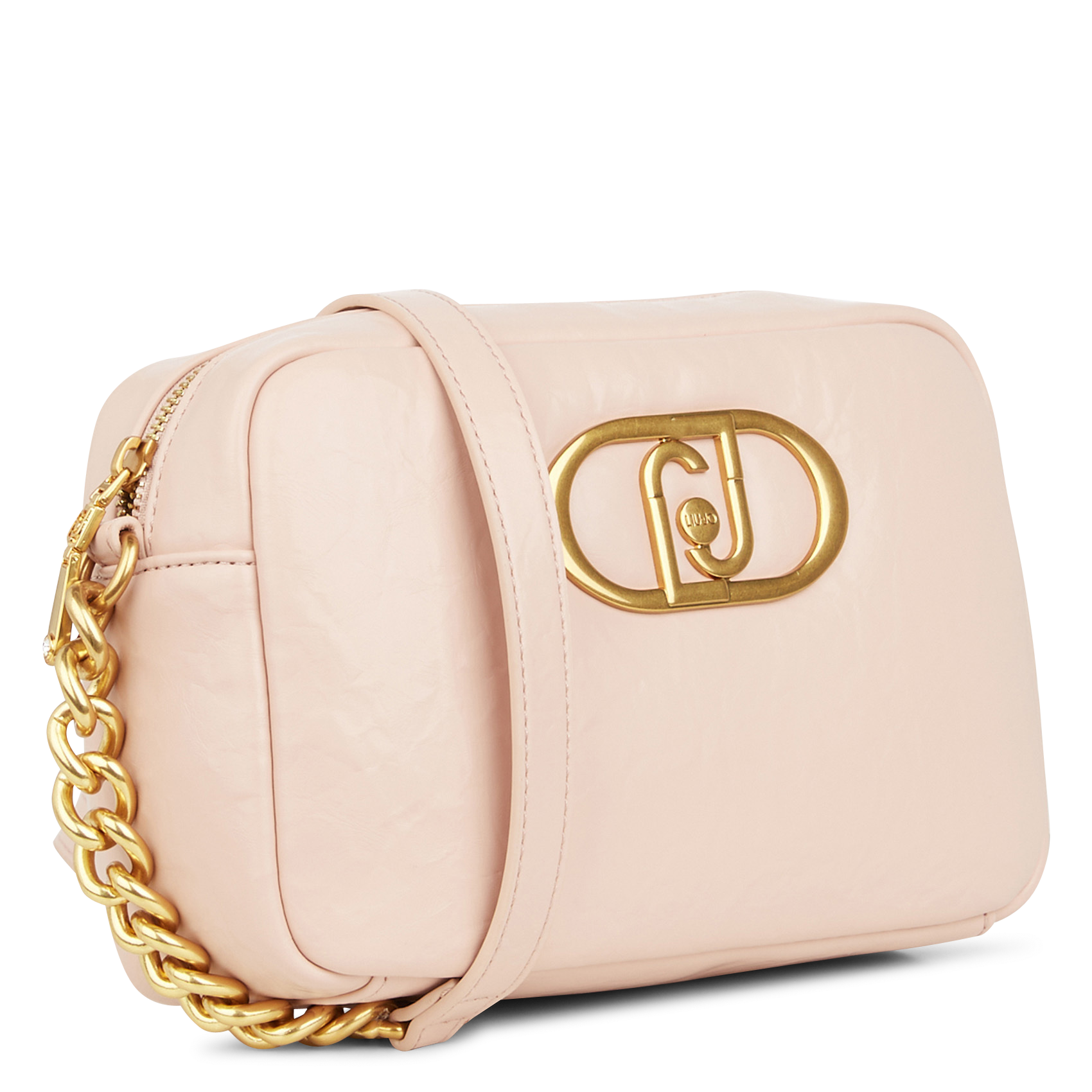 Sac bandoulière effet cuir LIU JO Rose