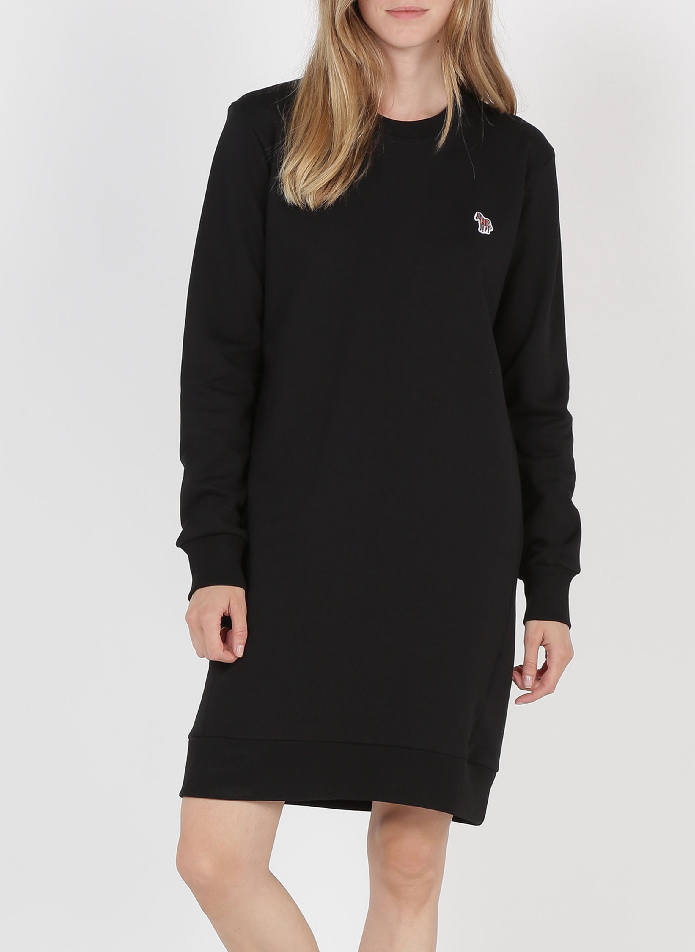 Organic cotton sweatshirt dress PAUL SMITH Black