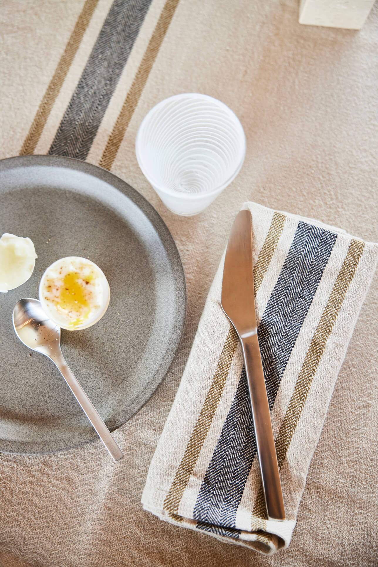 Set of 2 cotton table napkins OYOY LIVING DESIGN Black