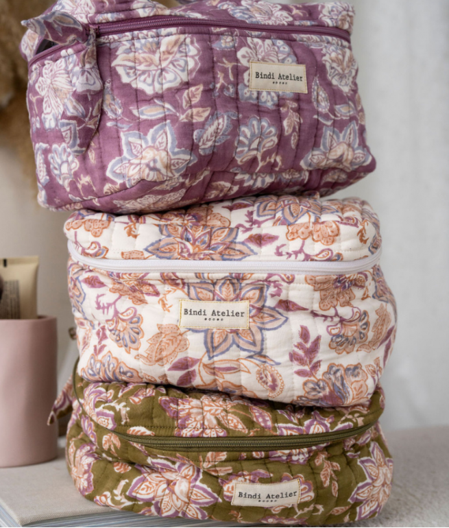 Toiletry bag BINDI ATELIER Beige