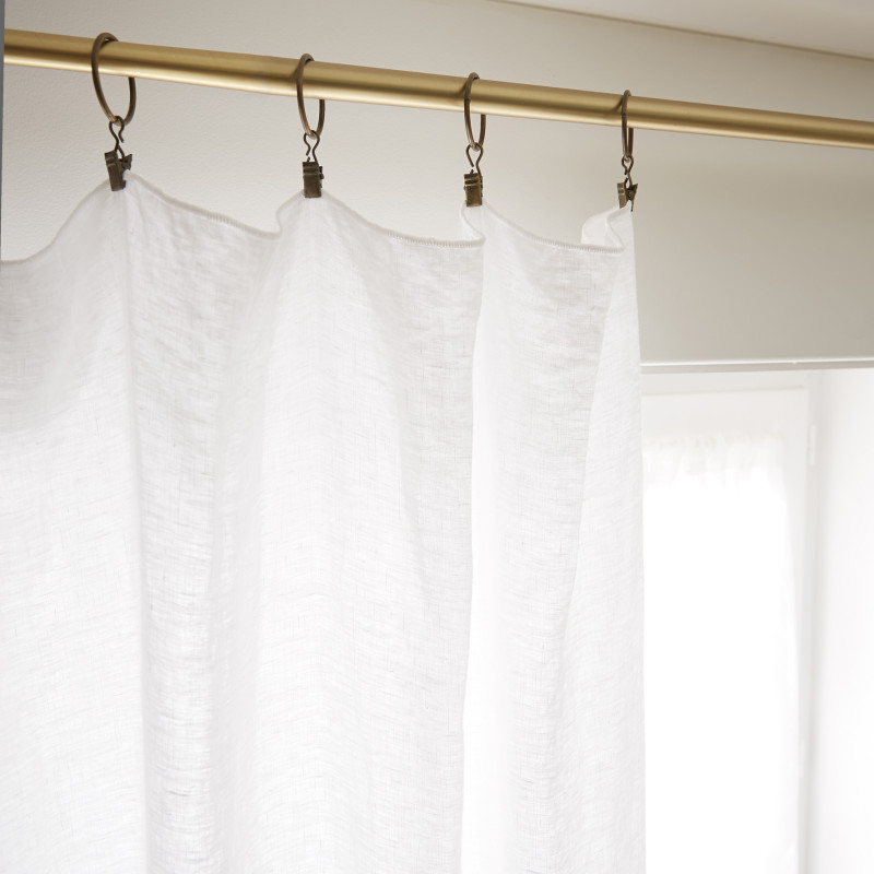 Blackout and Thermal Curtains L'EFFET PAPILLON White