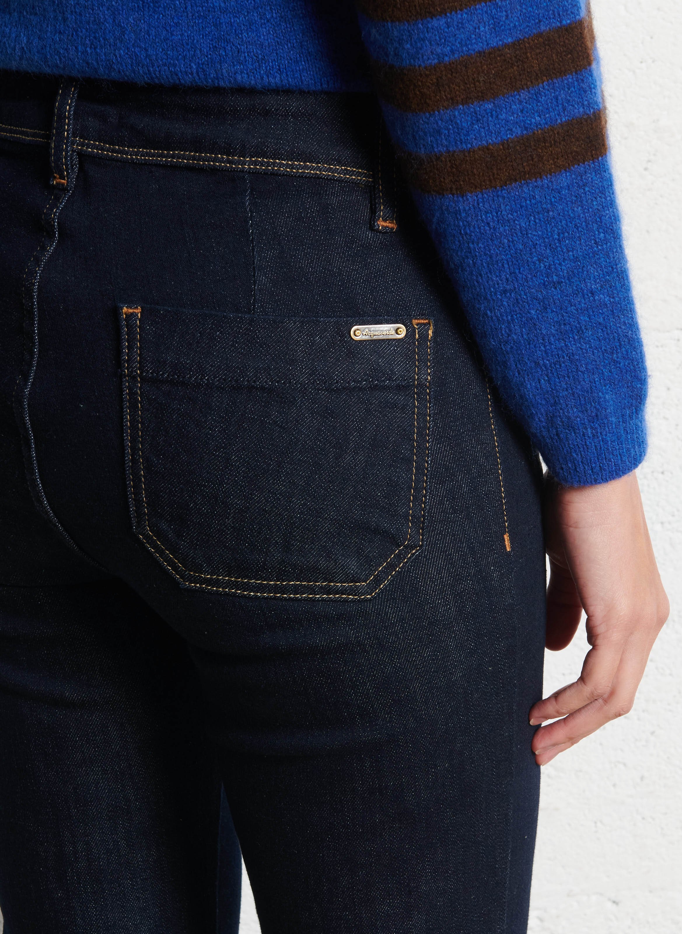 Bootcut-jeans | katoenblend ACQUAVERDE Blauw
