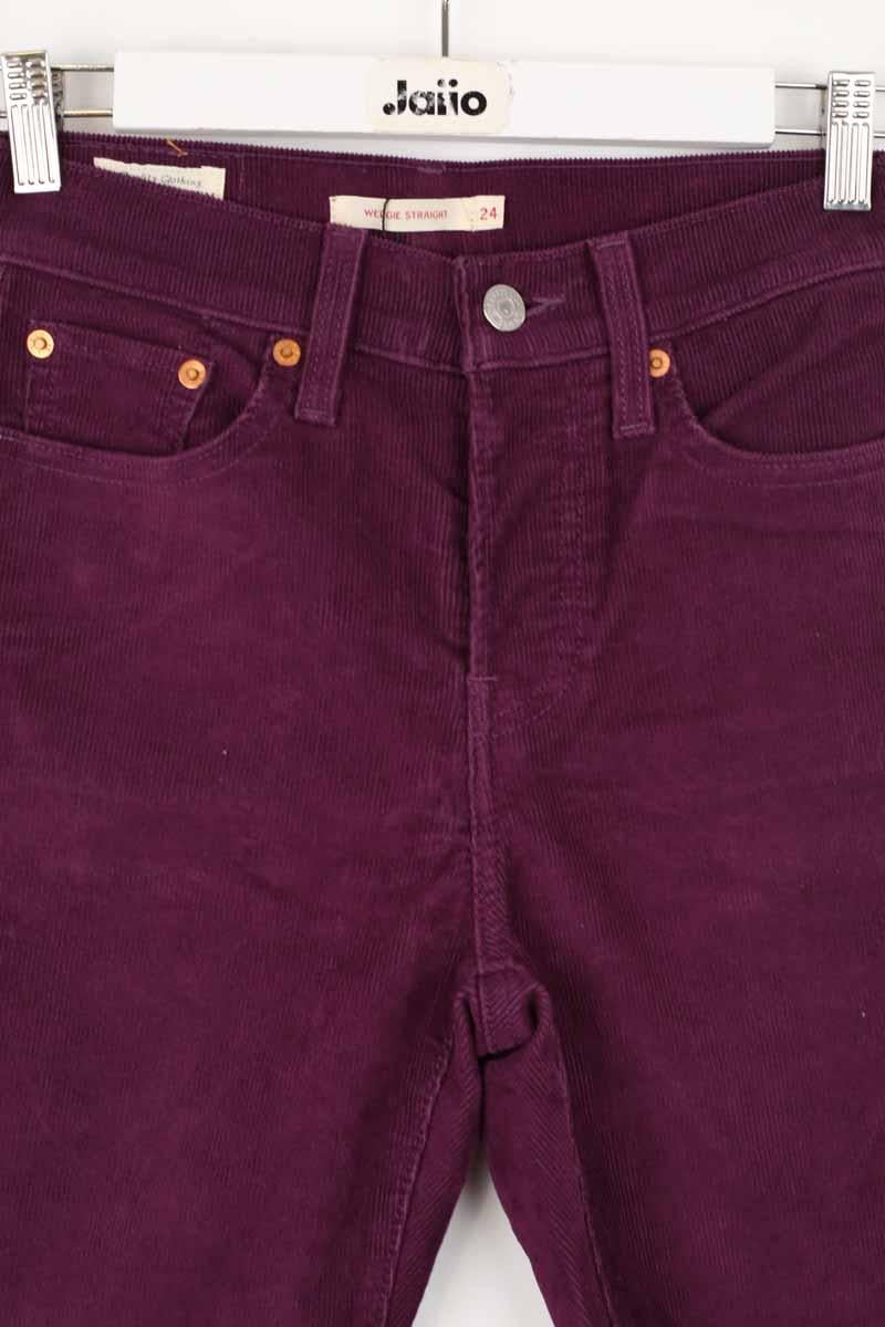 Cotton Wedgie Straight Jeans LEVI'S - Seconde main Purple