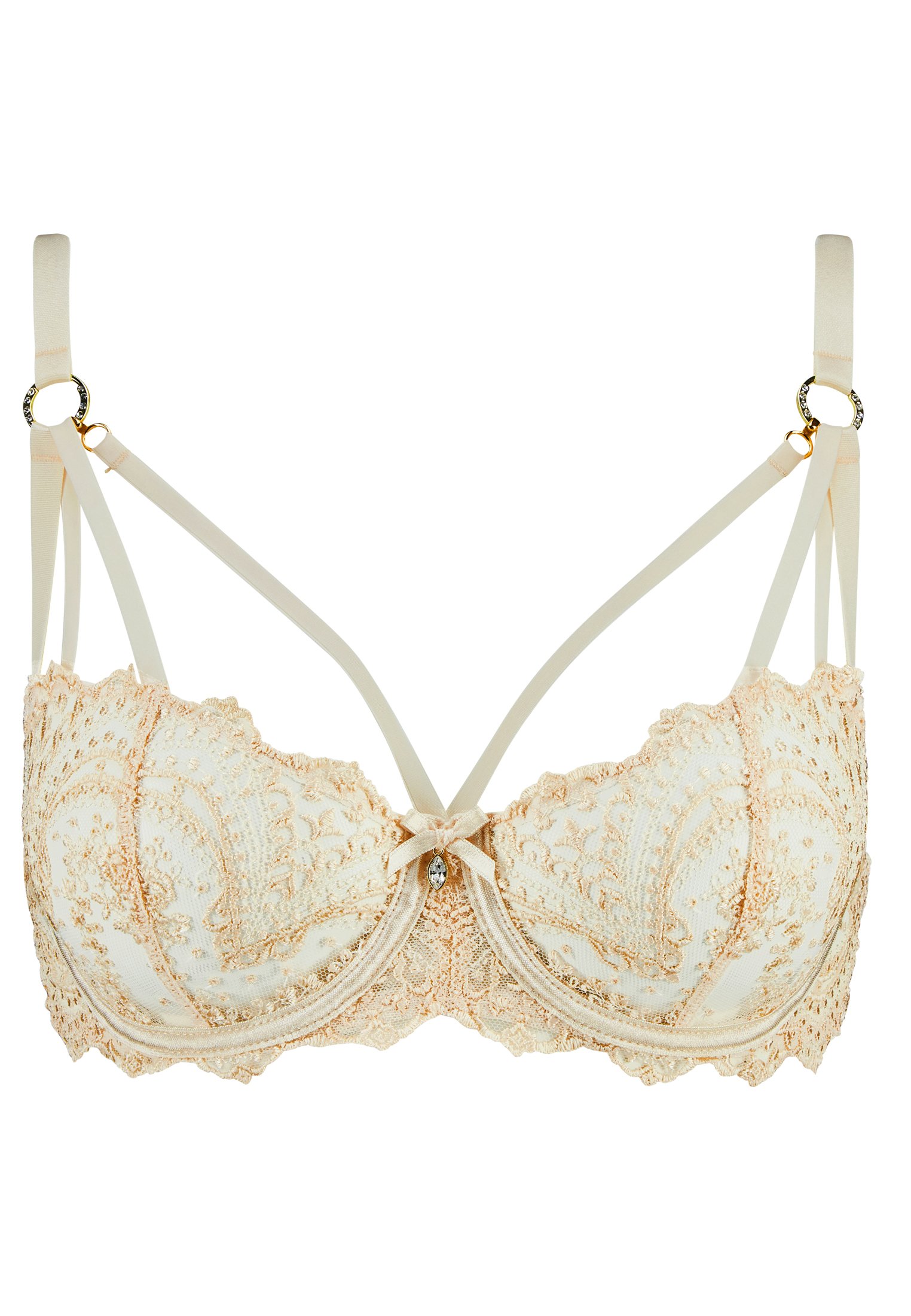 Underwired demi-cup bra AUBADE Beige
