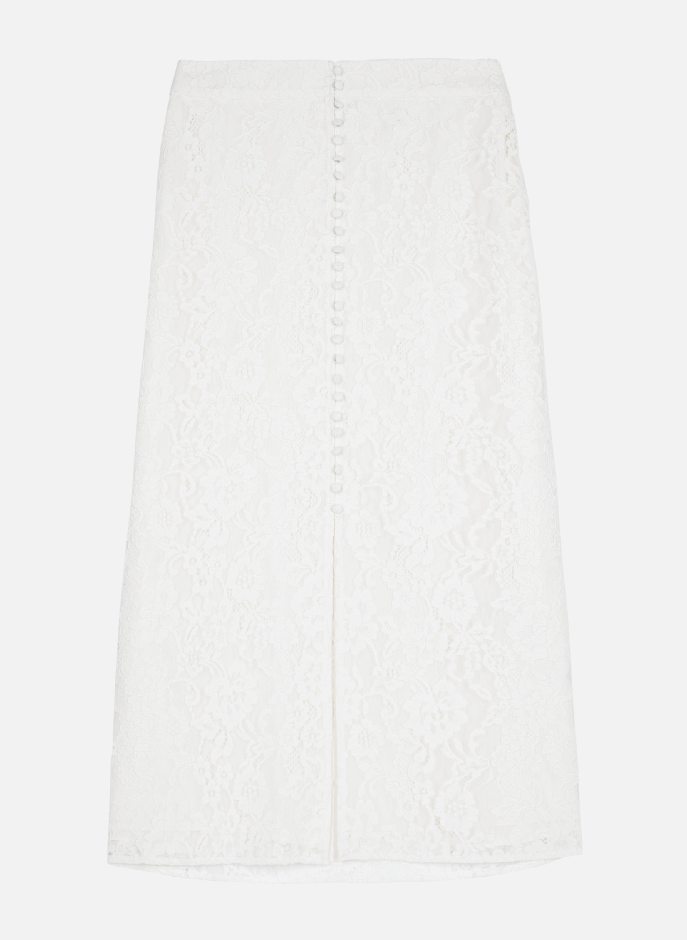 Long lace skirt THE KOOPLES Beige