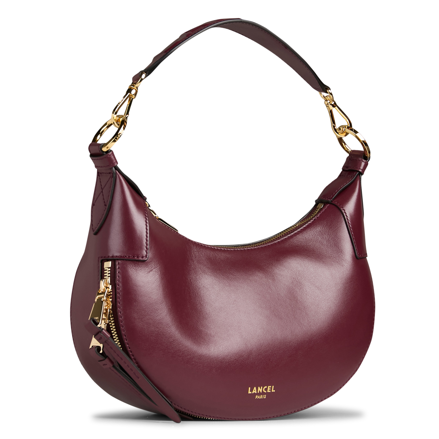 Leren crossbodytas  LANCEL Paars