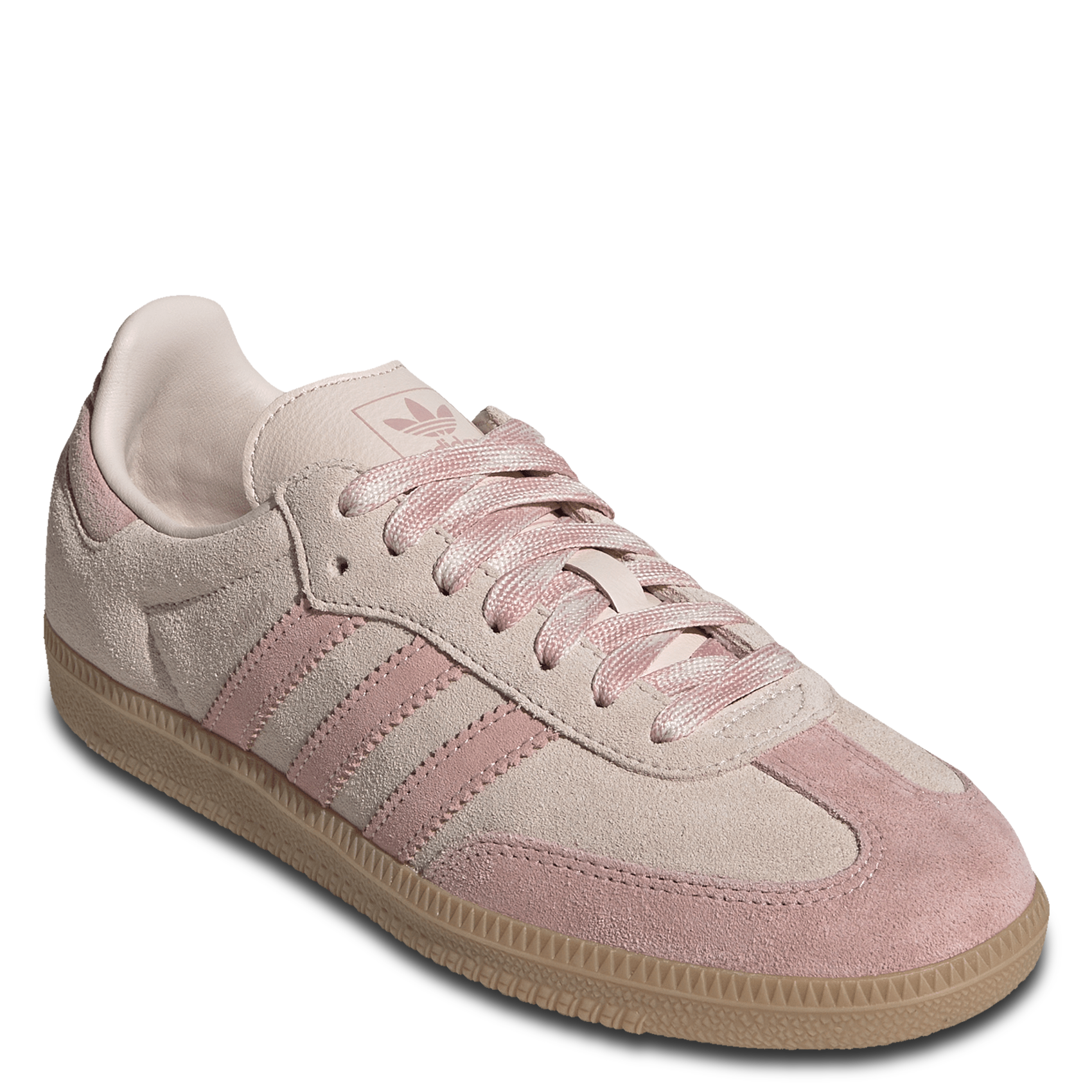 Baskets basses en cuir ADIDAS Rose