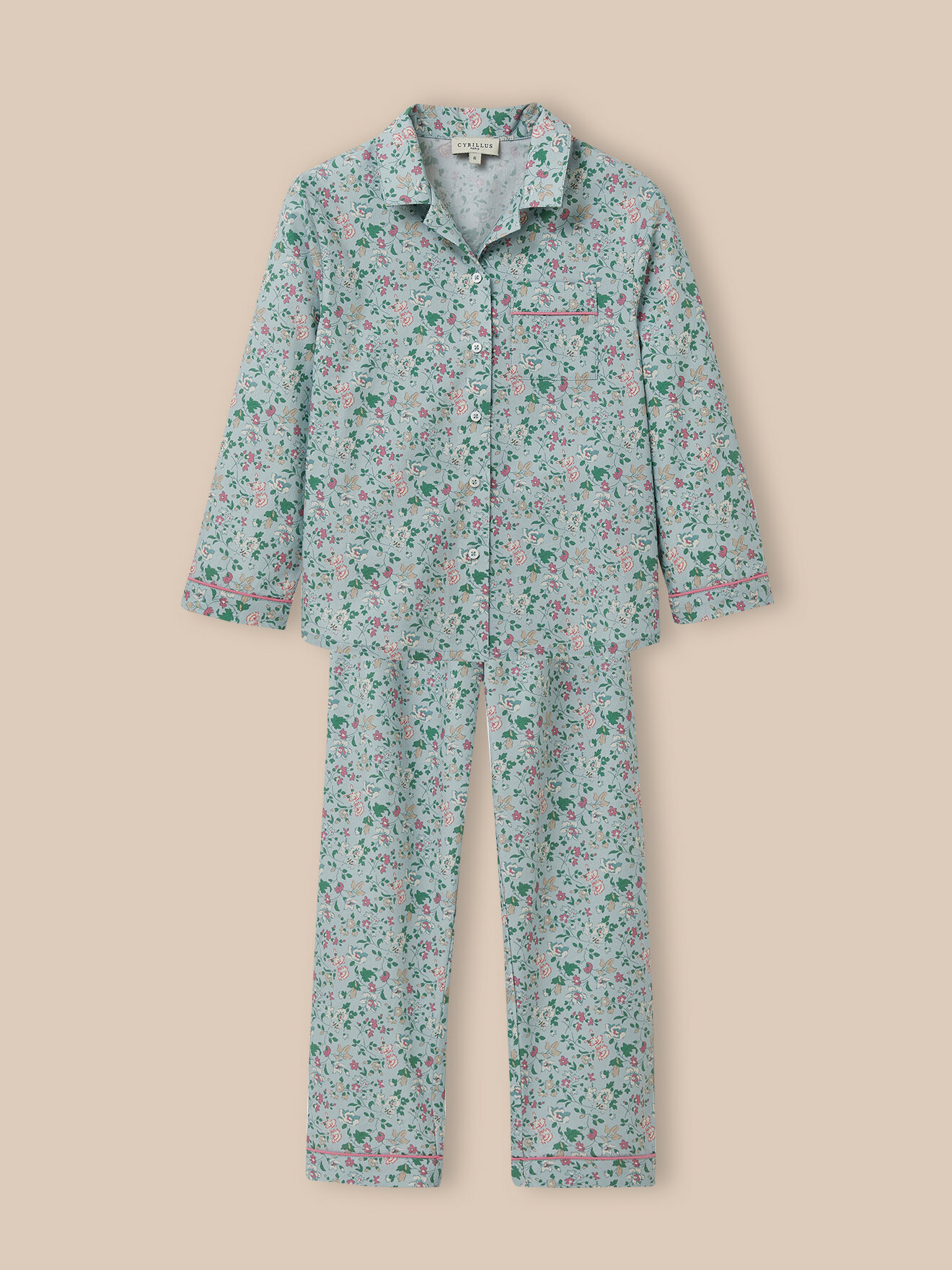 Naomi printed pajamas CYRILLUS Blue