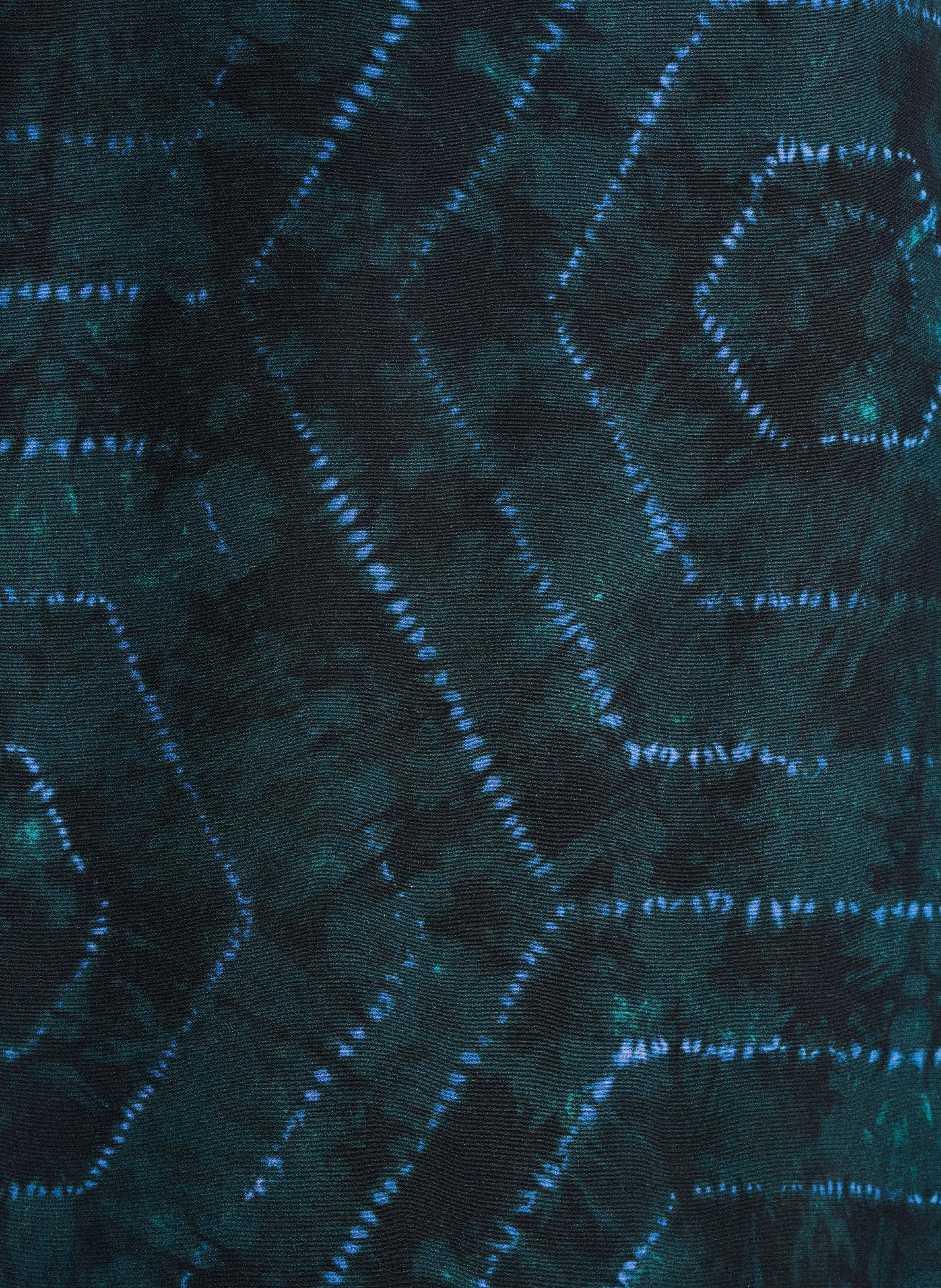 Anel printed midi skirt LA FEE MARABOUTEE Blue