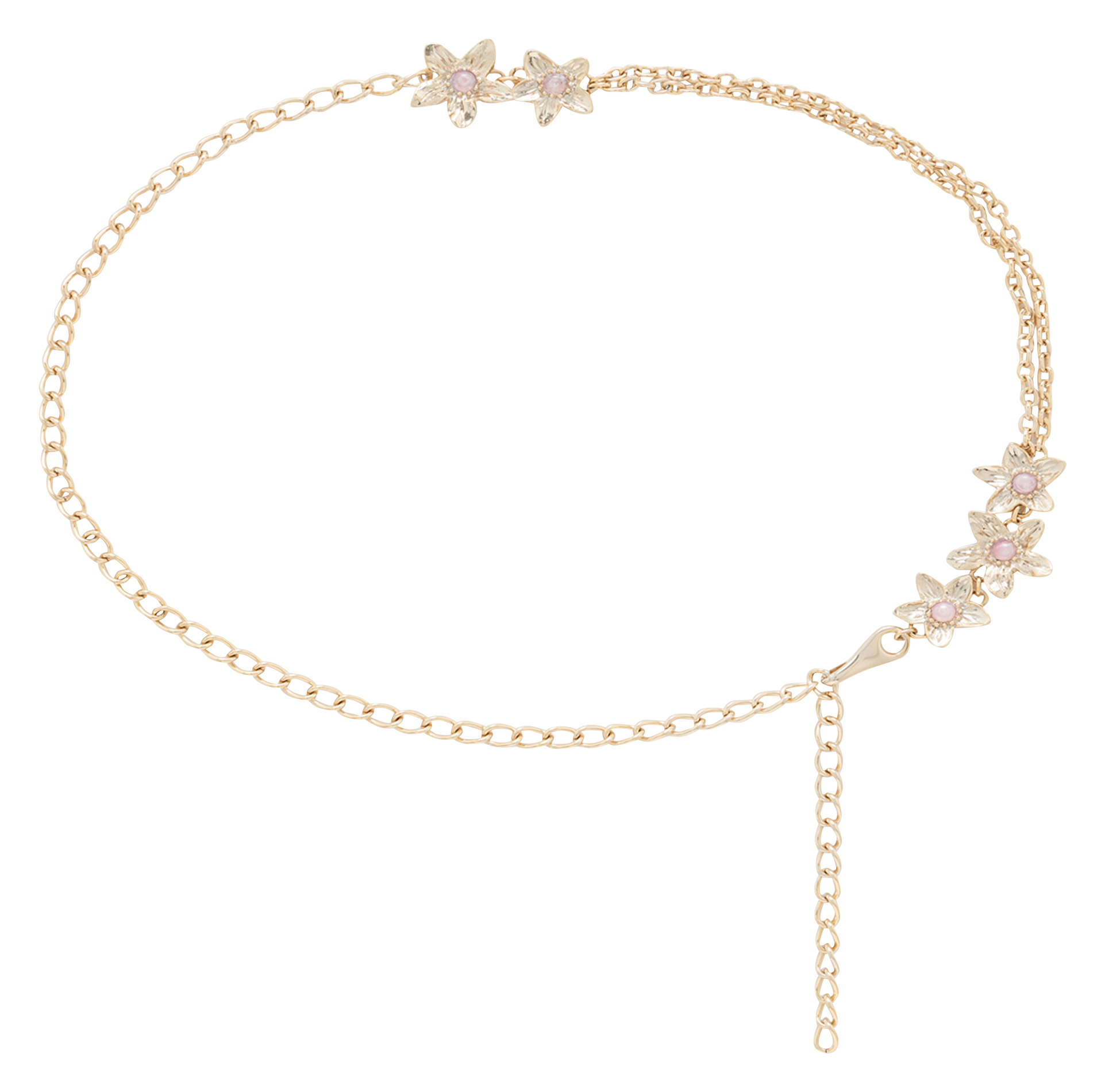 Floral Chain Belt PABLO Golden