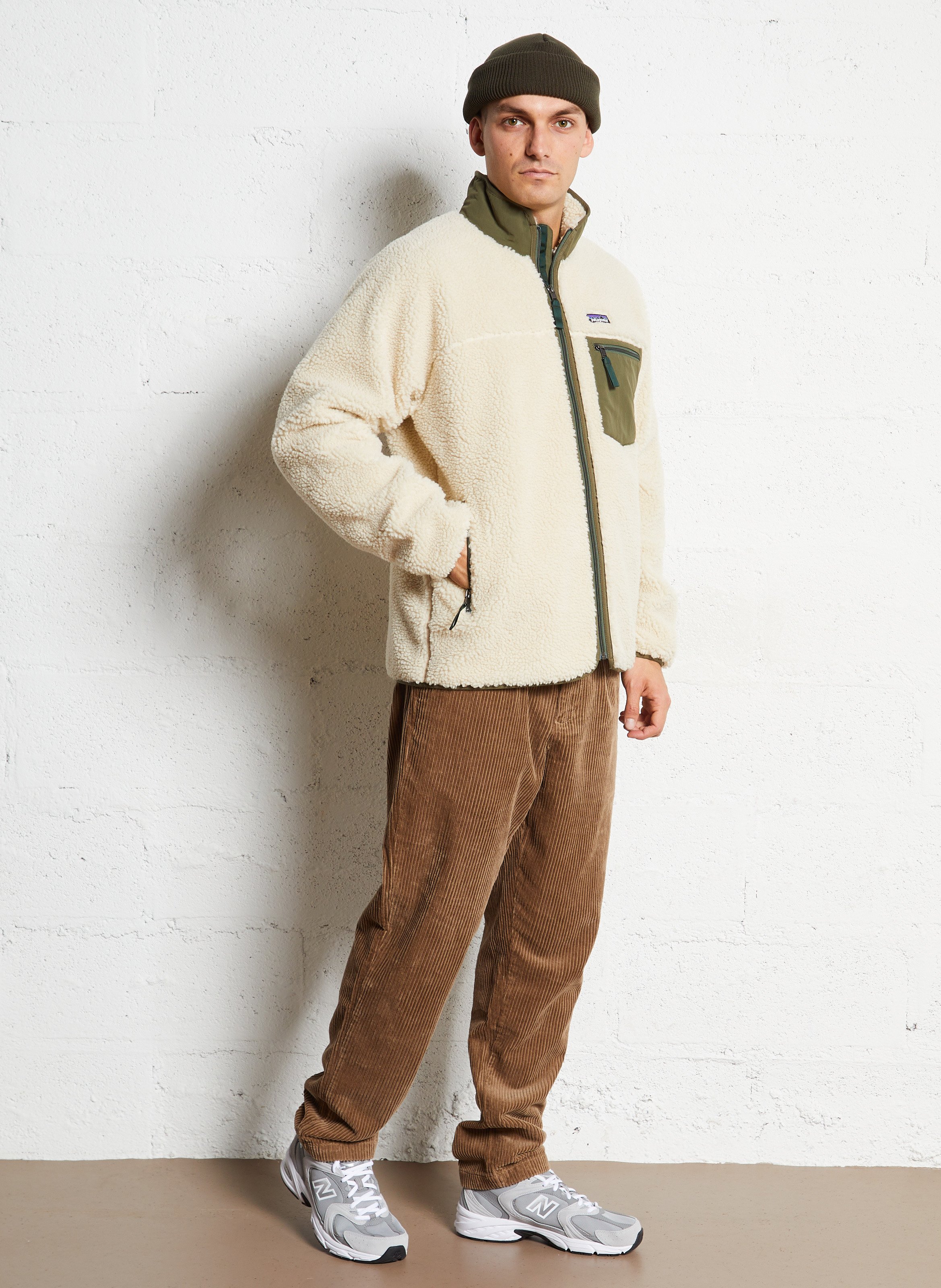 Sherpa high neck jacket PATAGONIA Beige