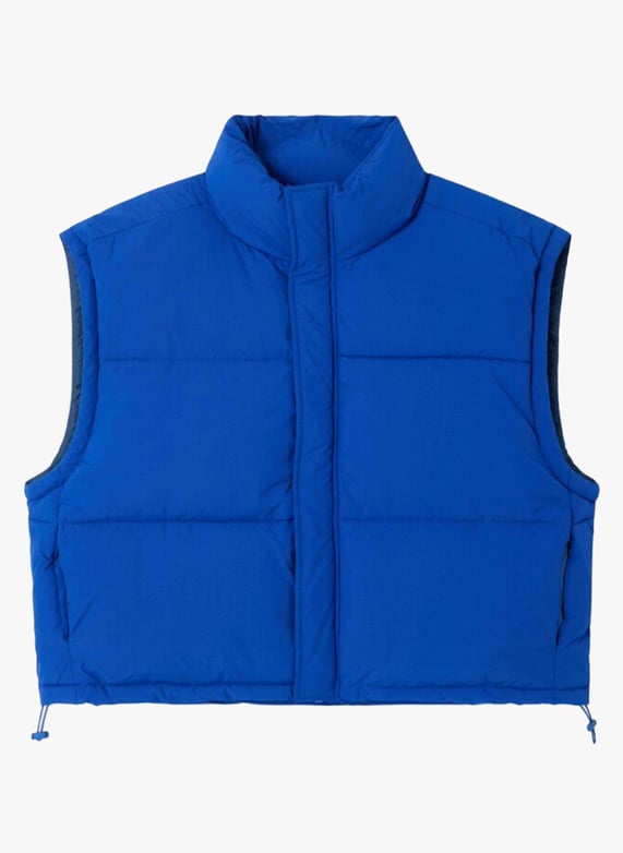Vends Gilet matelassé sans manche, bleu marine, Taille 12 ans on Gens Vends Gilet matelassé sans manche, bleu marine, Taille 12 ans on Gens