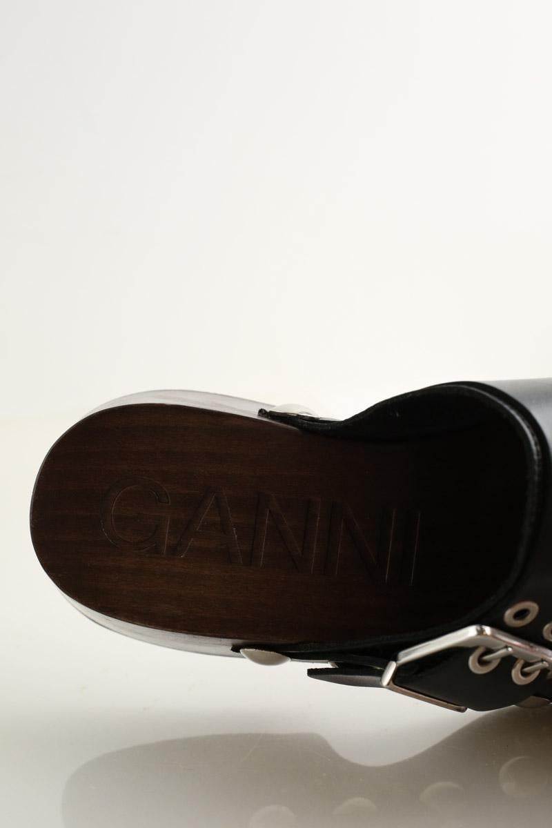 Clogs GANNI - Seconde Main Black