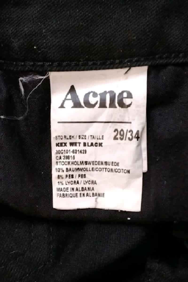 . ACNE STUDIOS - Seconde Main Black