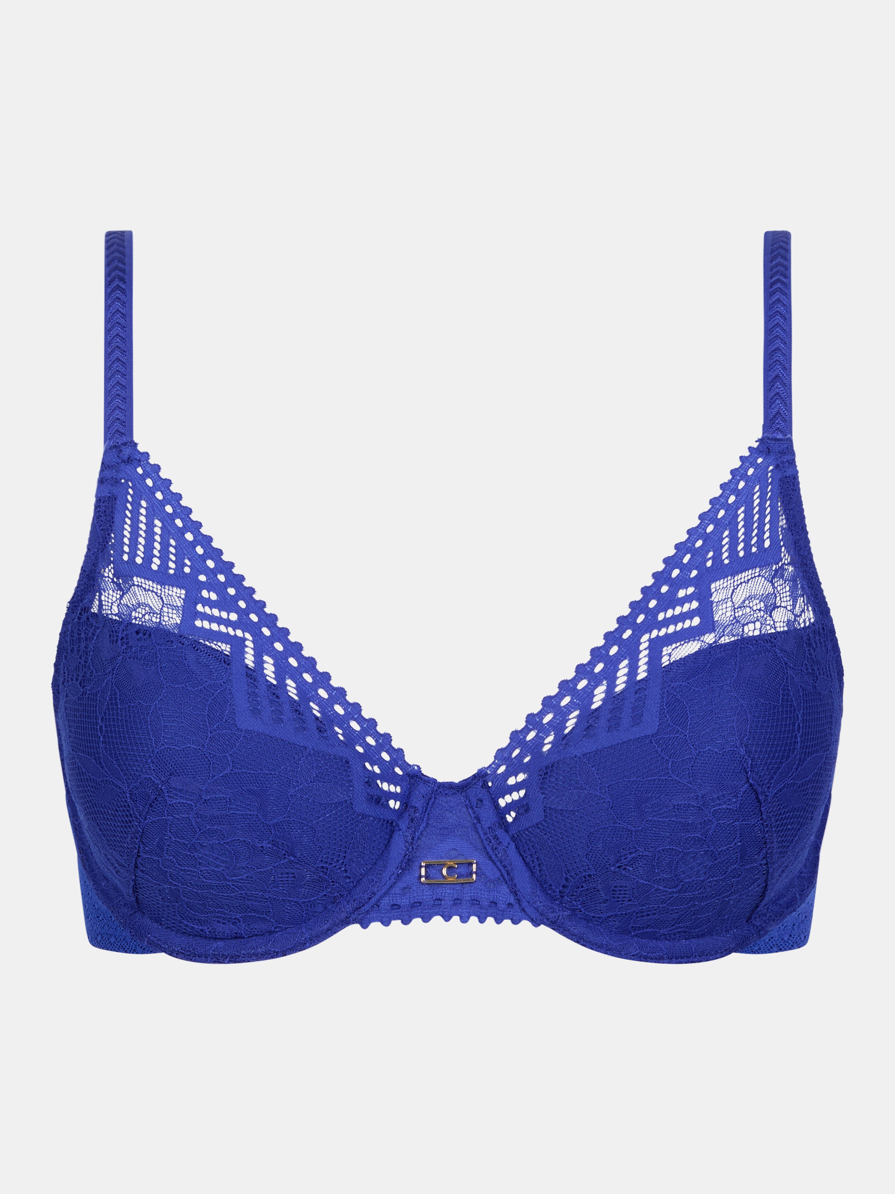 Plunging spacer bra CHANTELLE Blue