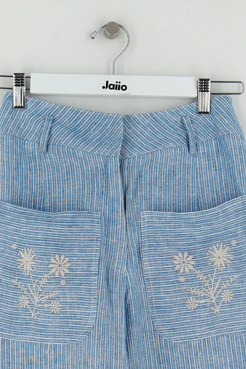 Wide trousers LOUISE MISHA - Seconde Main Blue