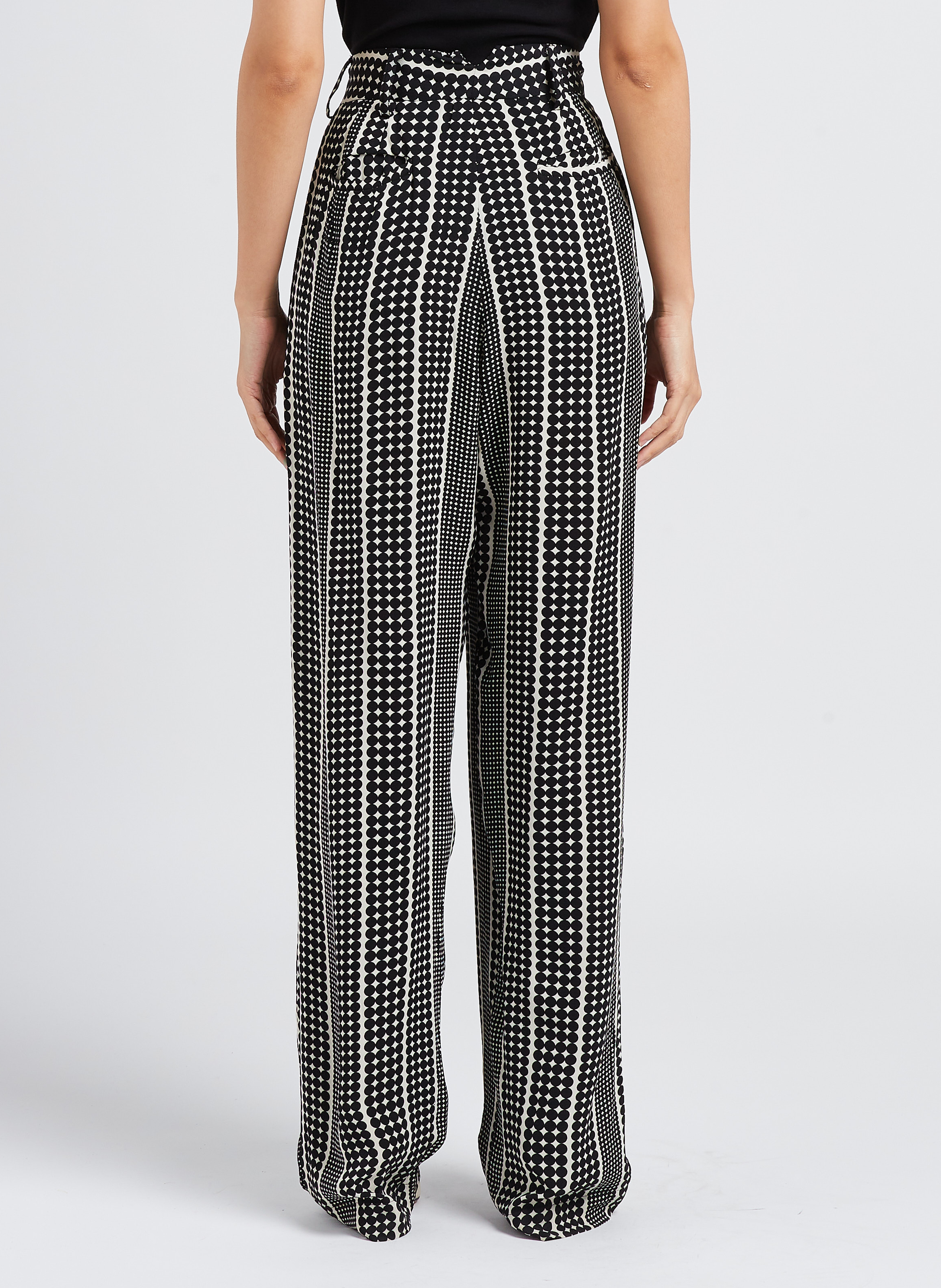 Weite Taillenhose LAURENCE BRAS Schwarz