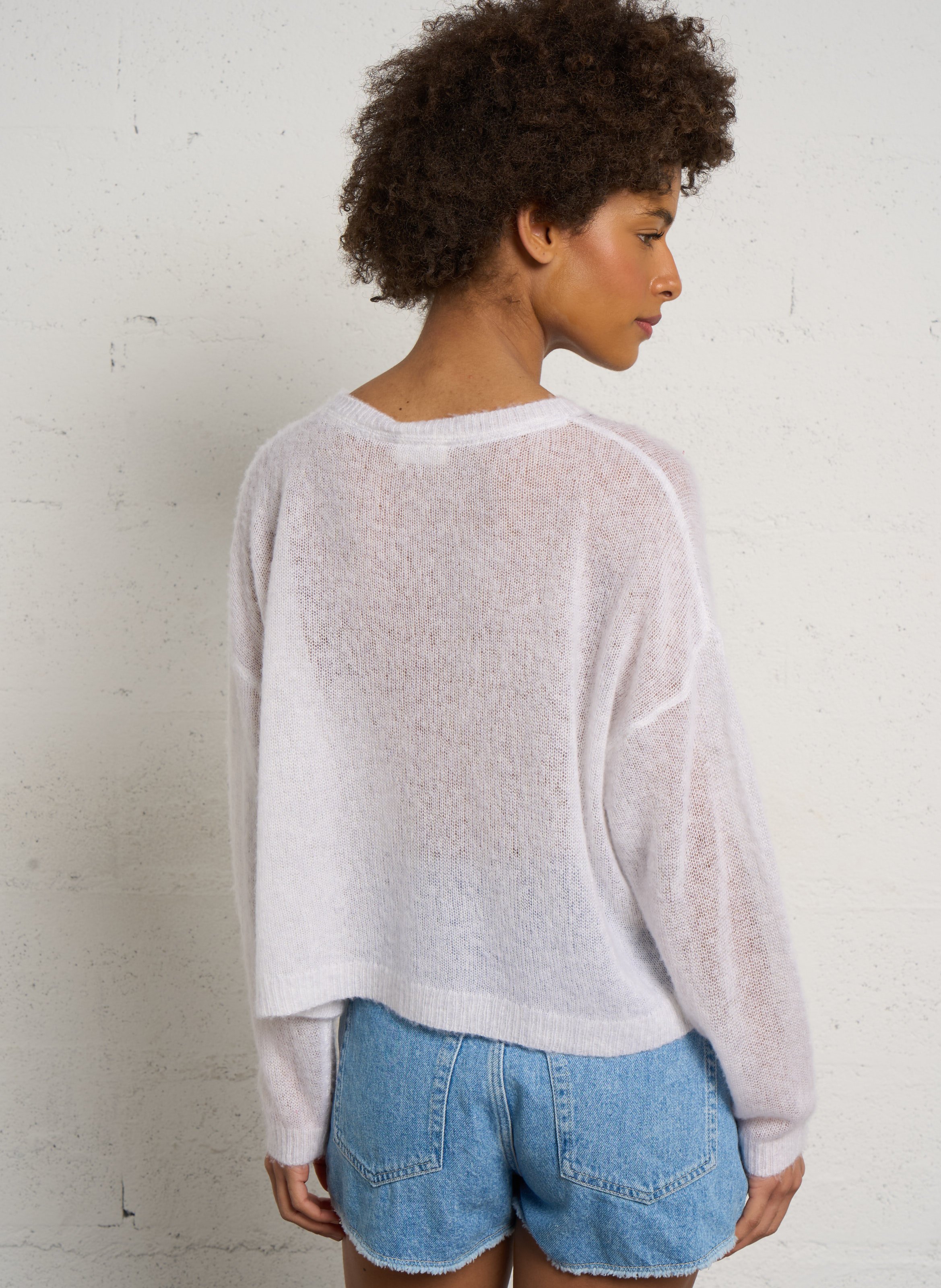 Gilet droit col rond  AMERICAN VINTAGE Gris