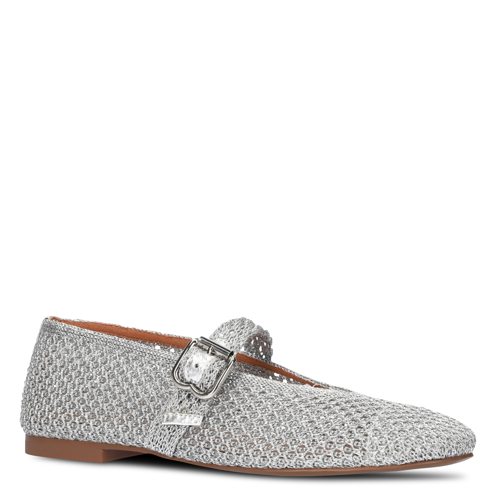 Mesh ballet flats BIBI LOU Silver