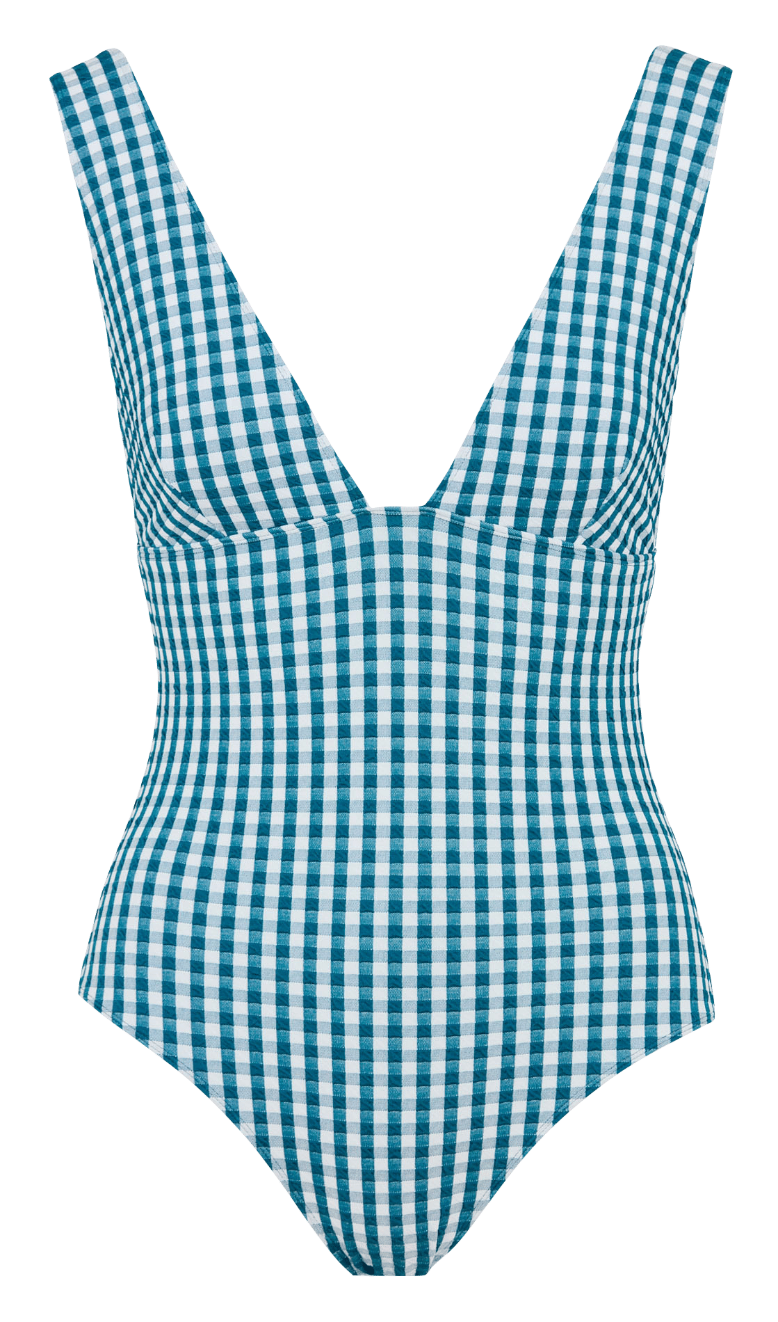 Einteiliger Vichy-Badeanzug SOWE BIARRITZ Grun