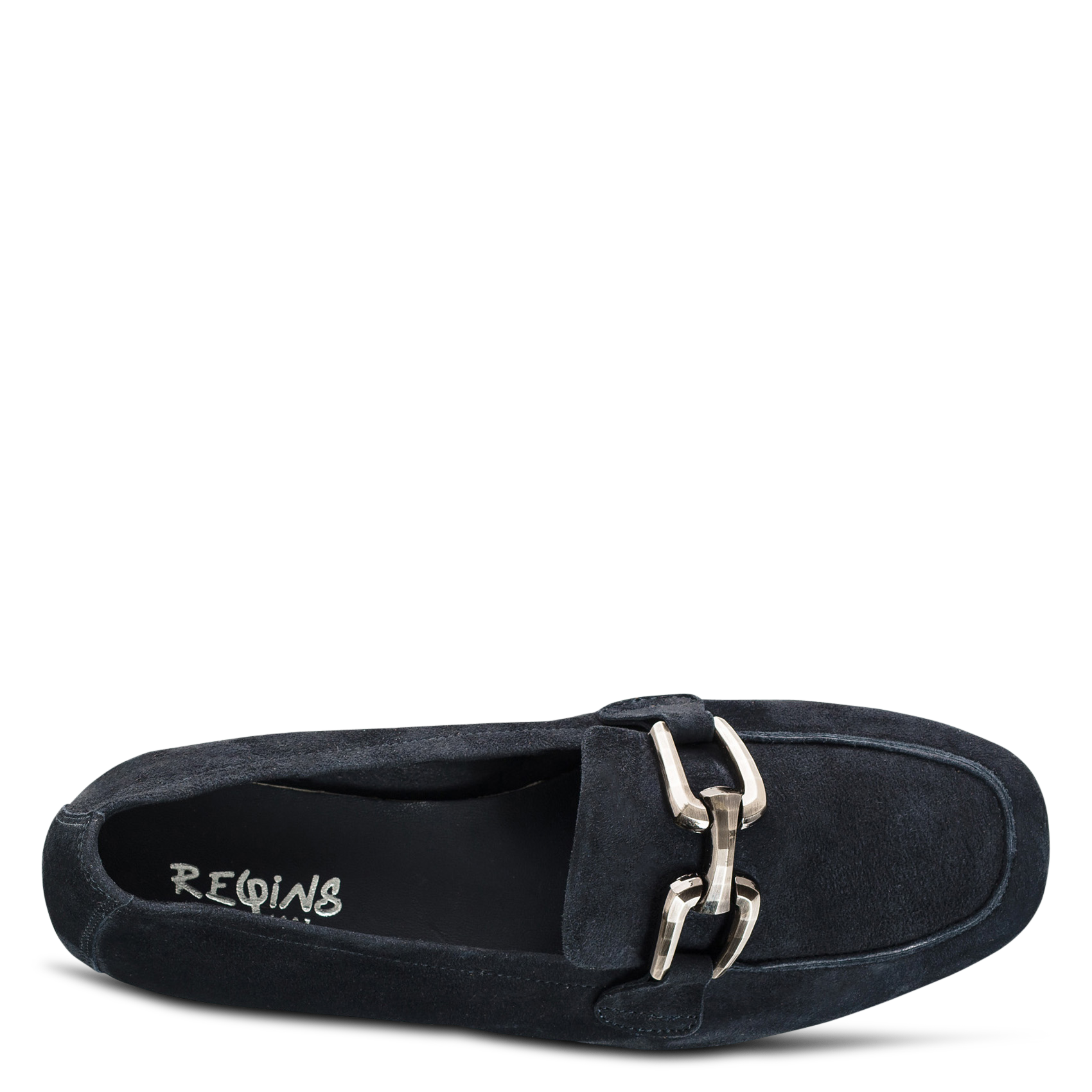 Leren loafers REQINS Blauw