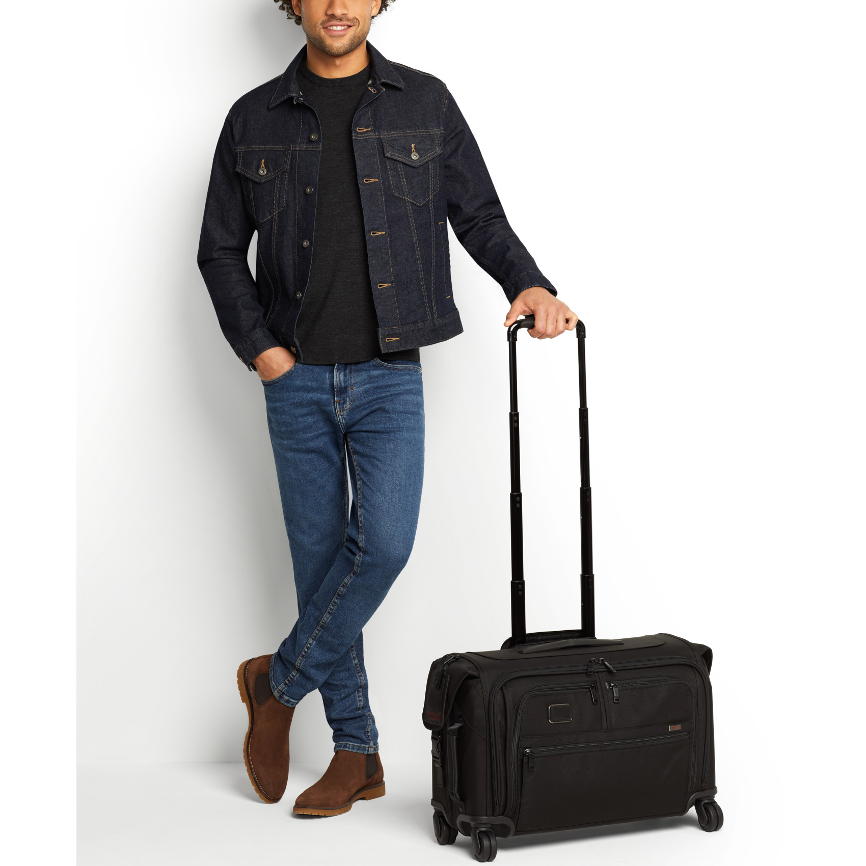 Tumi Alpha Garment Bag with Wheels Size S TUMI Black