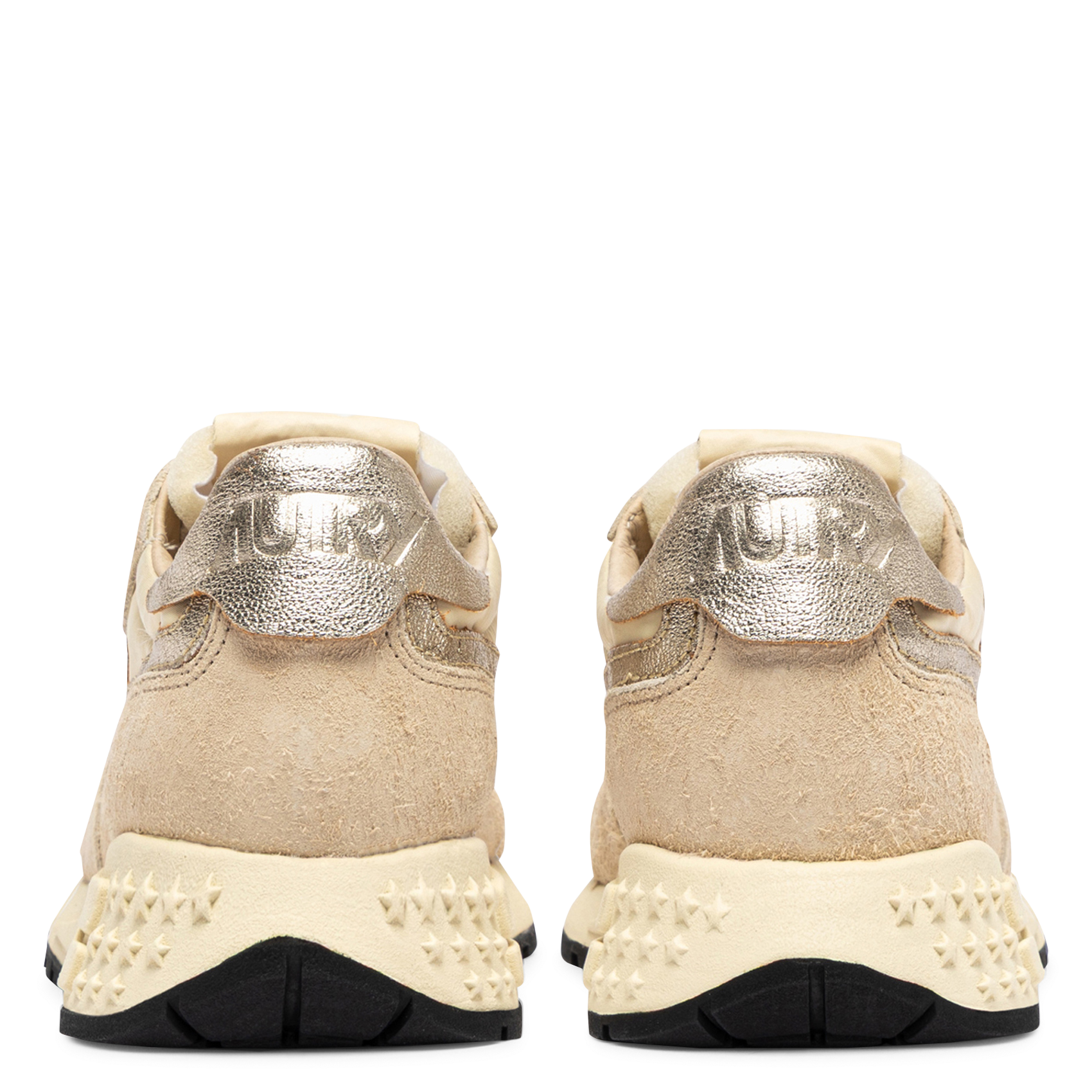 Baskets basses à lacets AUTRY Beige