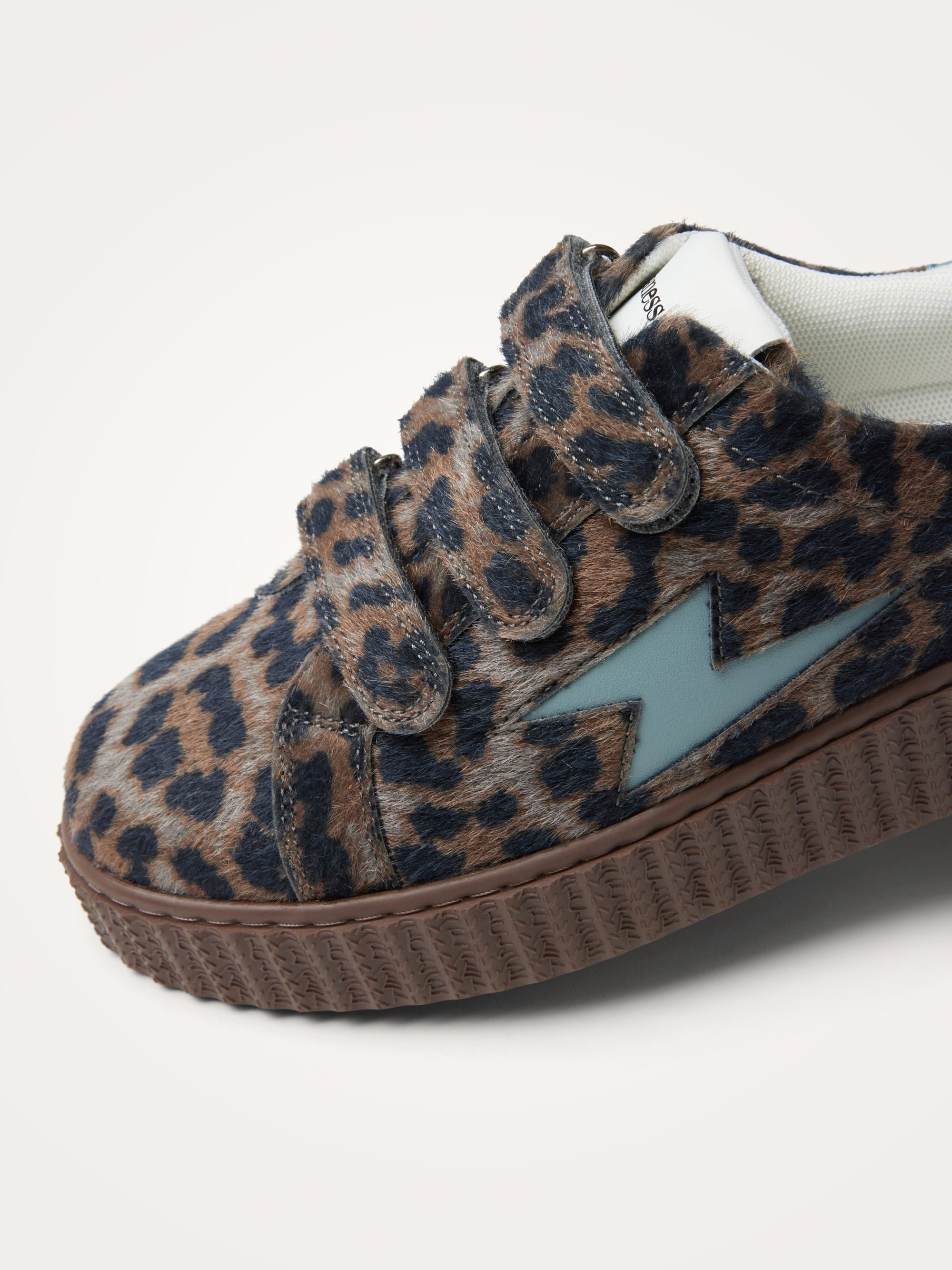 Low-top sneakers in faux shearling VANESSA WU Brown