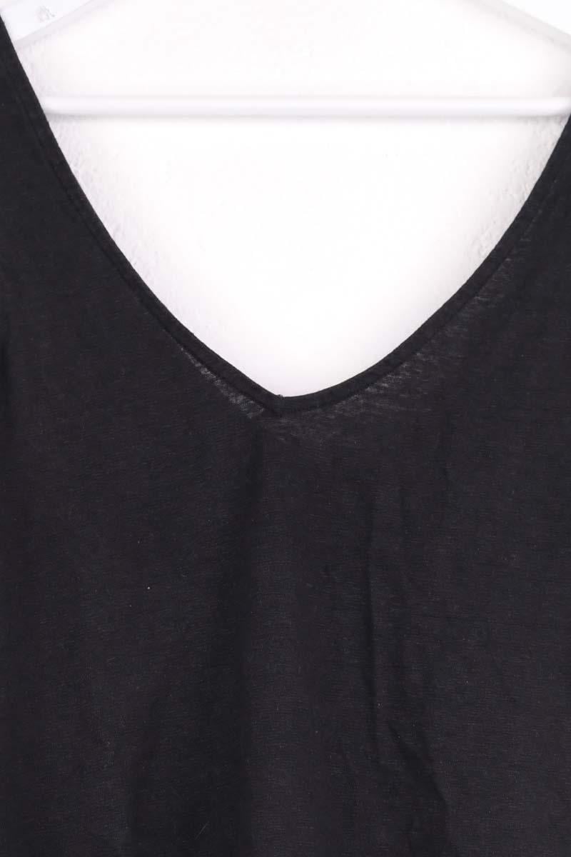 Azawood sleeveless top MAJESTIC FILATURES - SECONDE MAIN Black