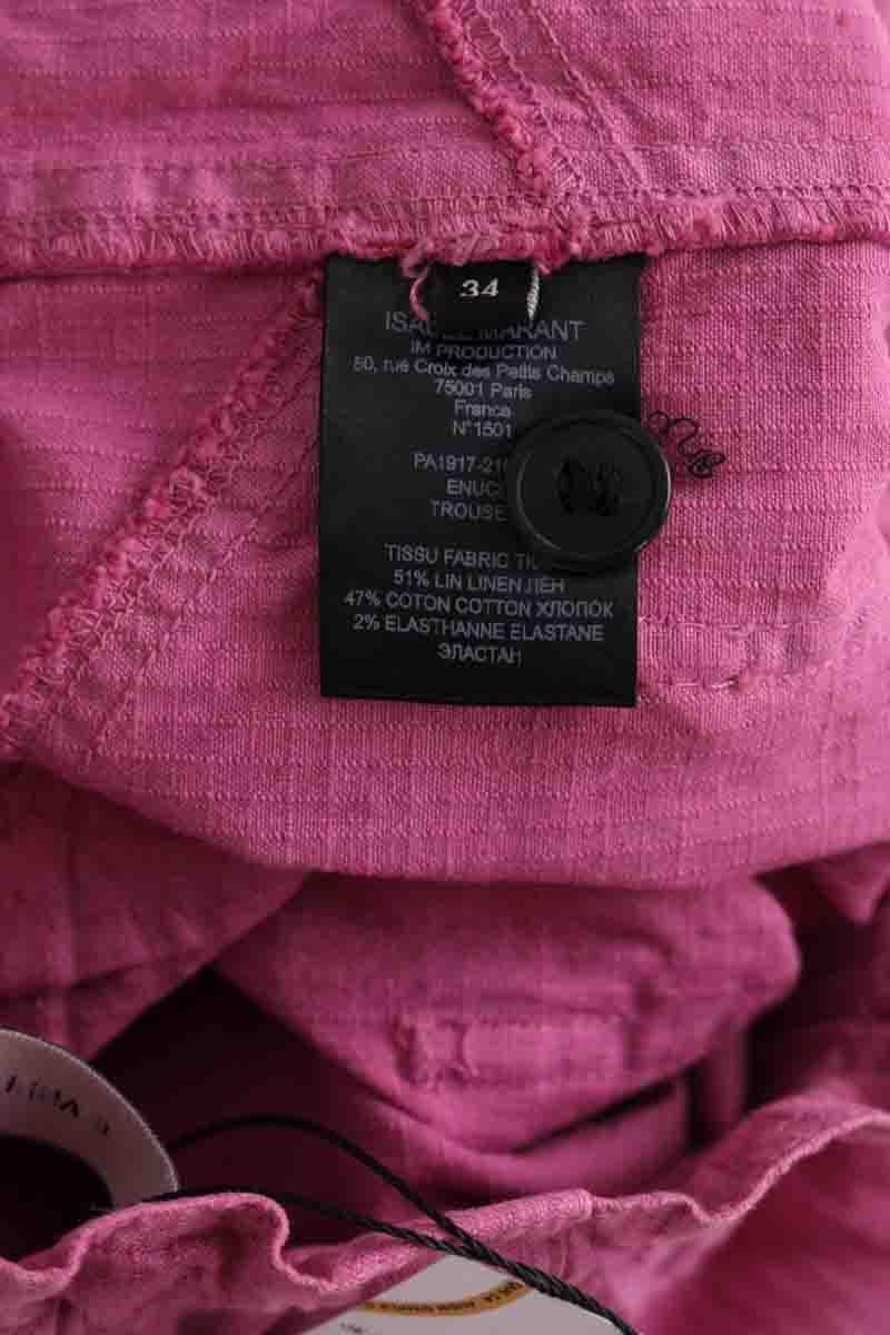 Straight-leg pants ISABEL MARANT - Seconde Main Pink