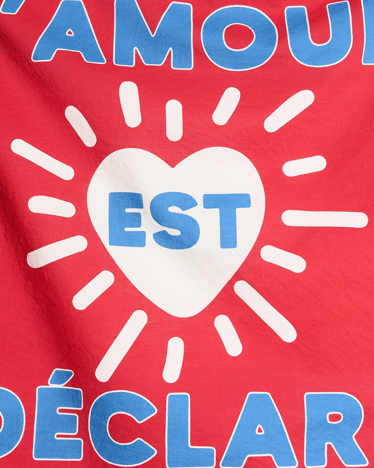 The "Love Is Declared" Bandana EMOI EMOI Red