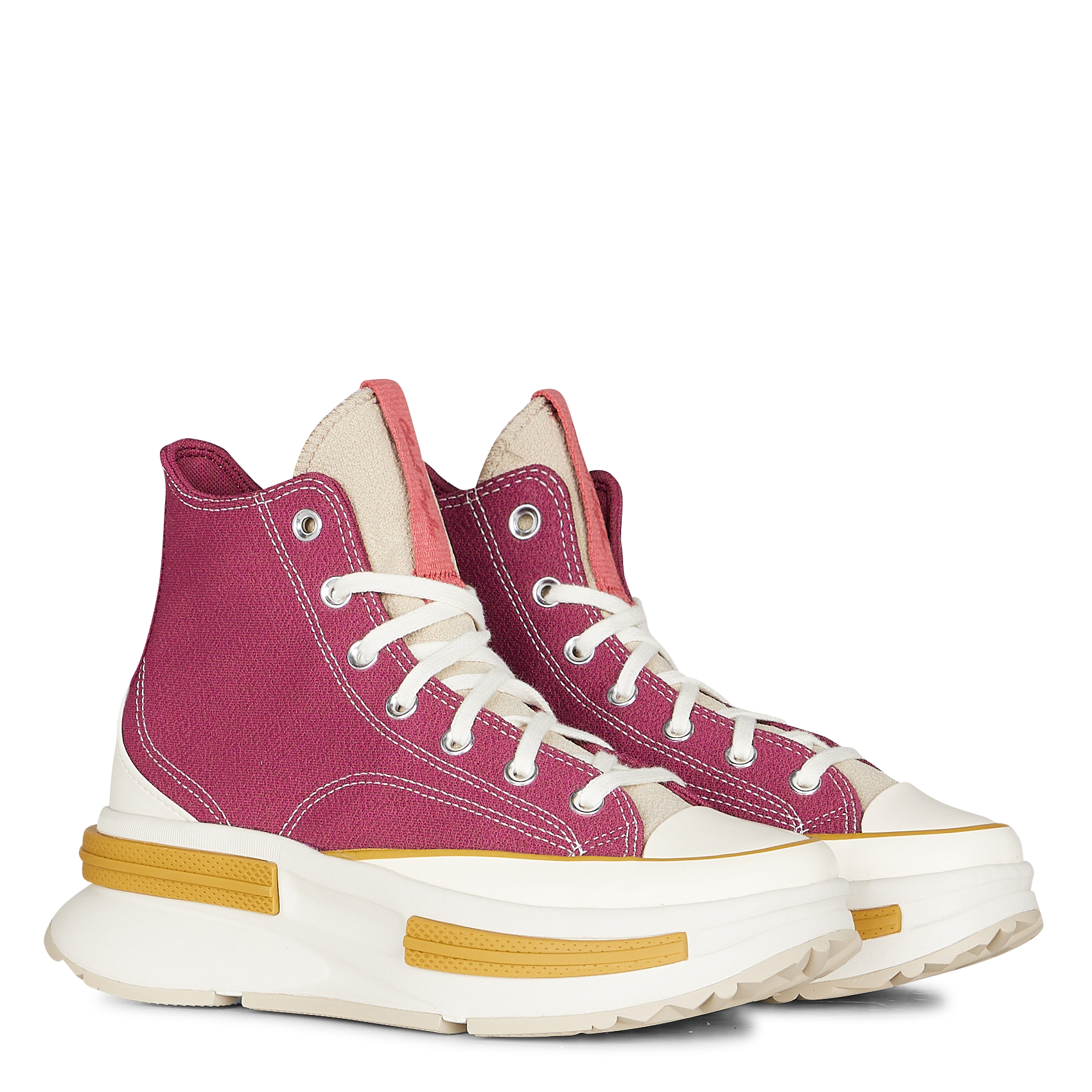 Baskets montantes en toile CONVERSE Rose