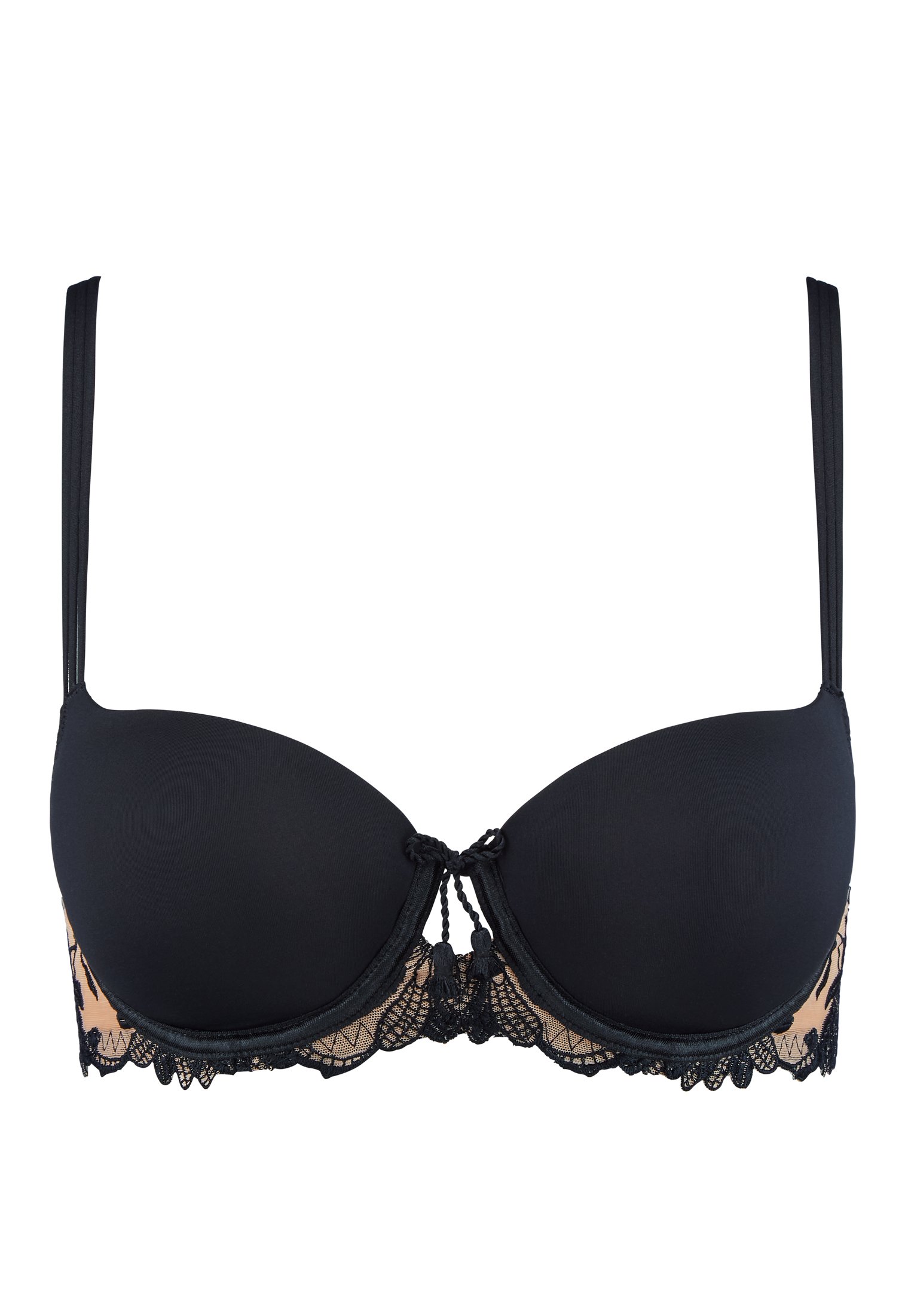 A Fleur De Toi padded demi-cup bra AUBADE Black